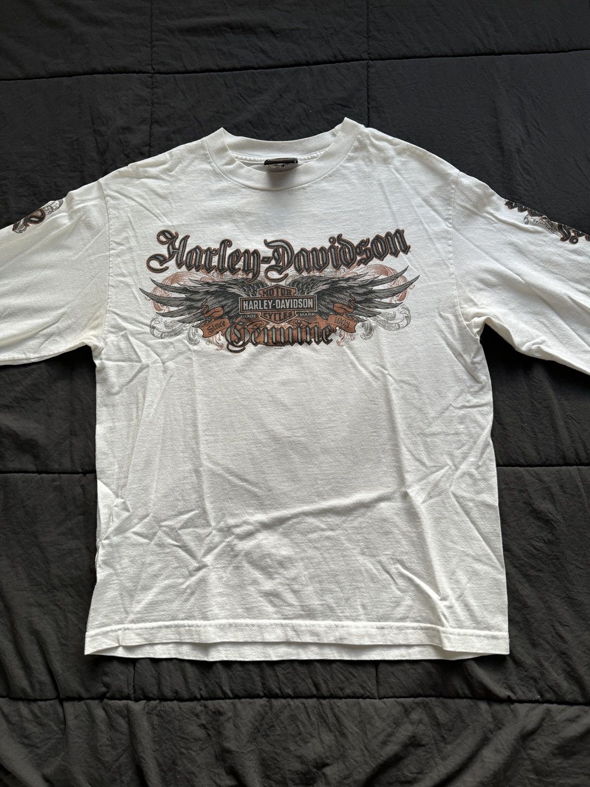 Harley Davidson × Vintage Vintage Long Sleeve Harley Davidson Size US M / EU 48-50 / 2 - 1 Thumbnail