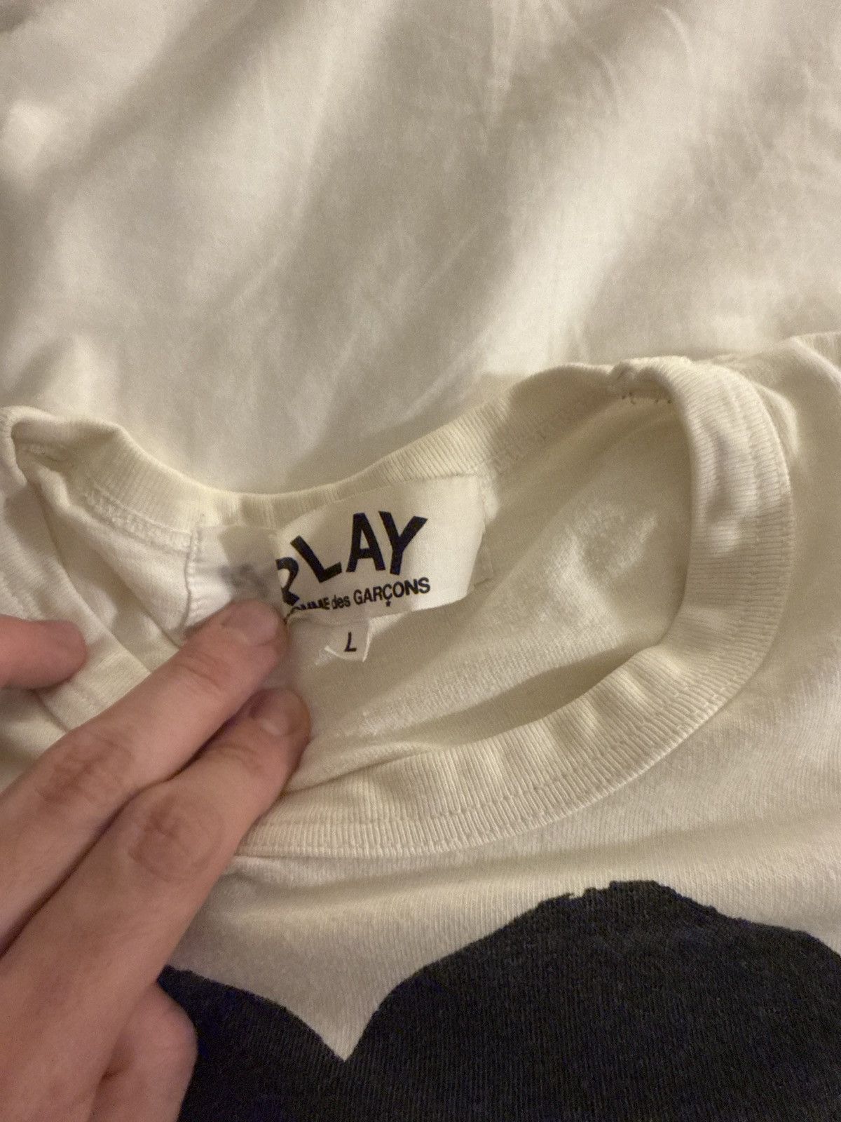Comme des Garcons Commes des garcons white t shirt Size US L / EU 52-54 / 3 - 3 Thumbnail