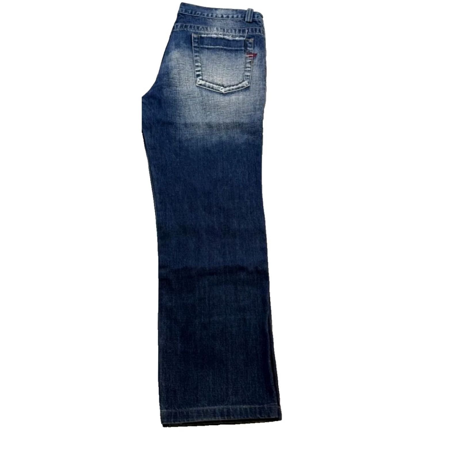 Diesel Diesel Industry Men Blue Denim Jeans Straight Fit Cotton Pants 38 Size US 38 / EU 54 - 3 Thumbnail