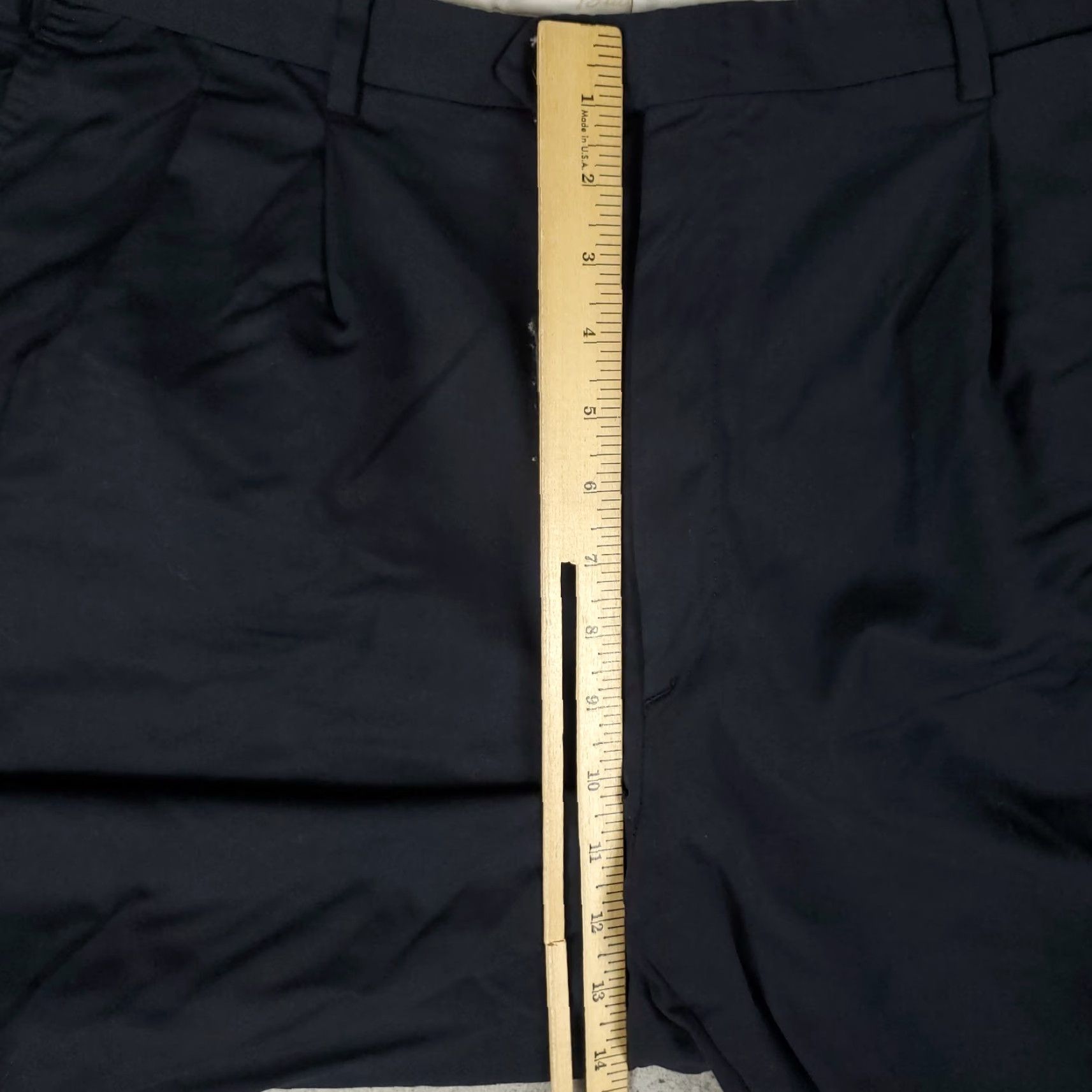 Brioni Brioni Mens Pants 36x28 Navy Blue Pleated Cuffed Dress Slacks Trousers Chino Size US 36 / EU 52 - 5 Thumbnail