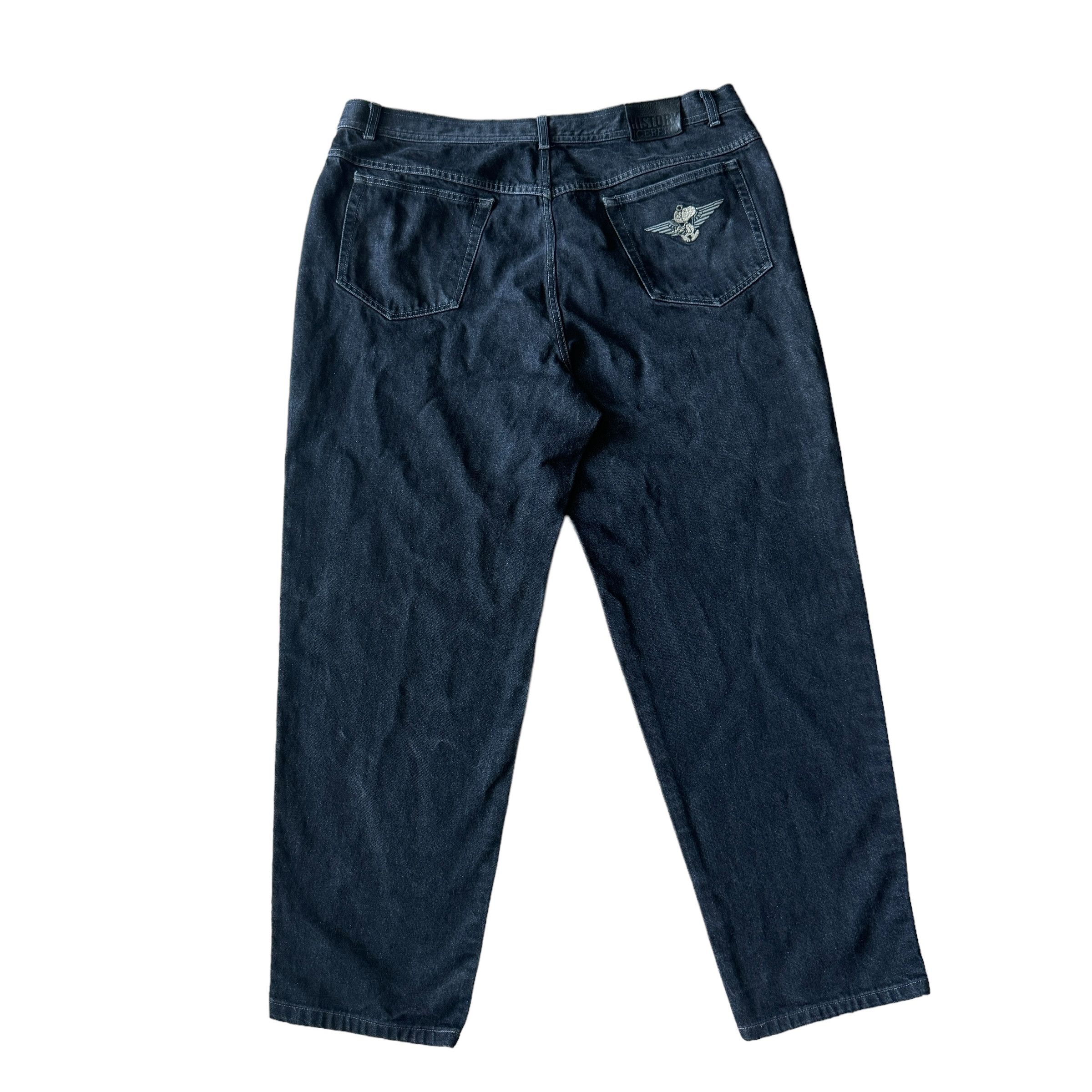 Iceberg Vintage Iceberg History Snoopy Jeans Size 42 Black Size US 42 / EU 58 - 1 Thumbnail