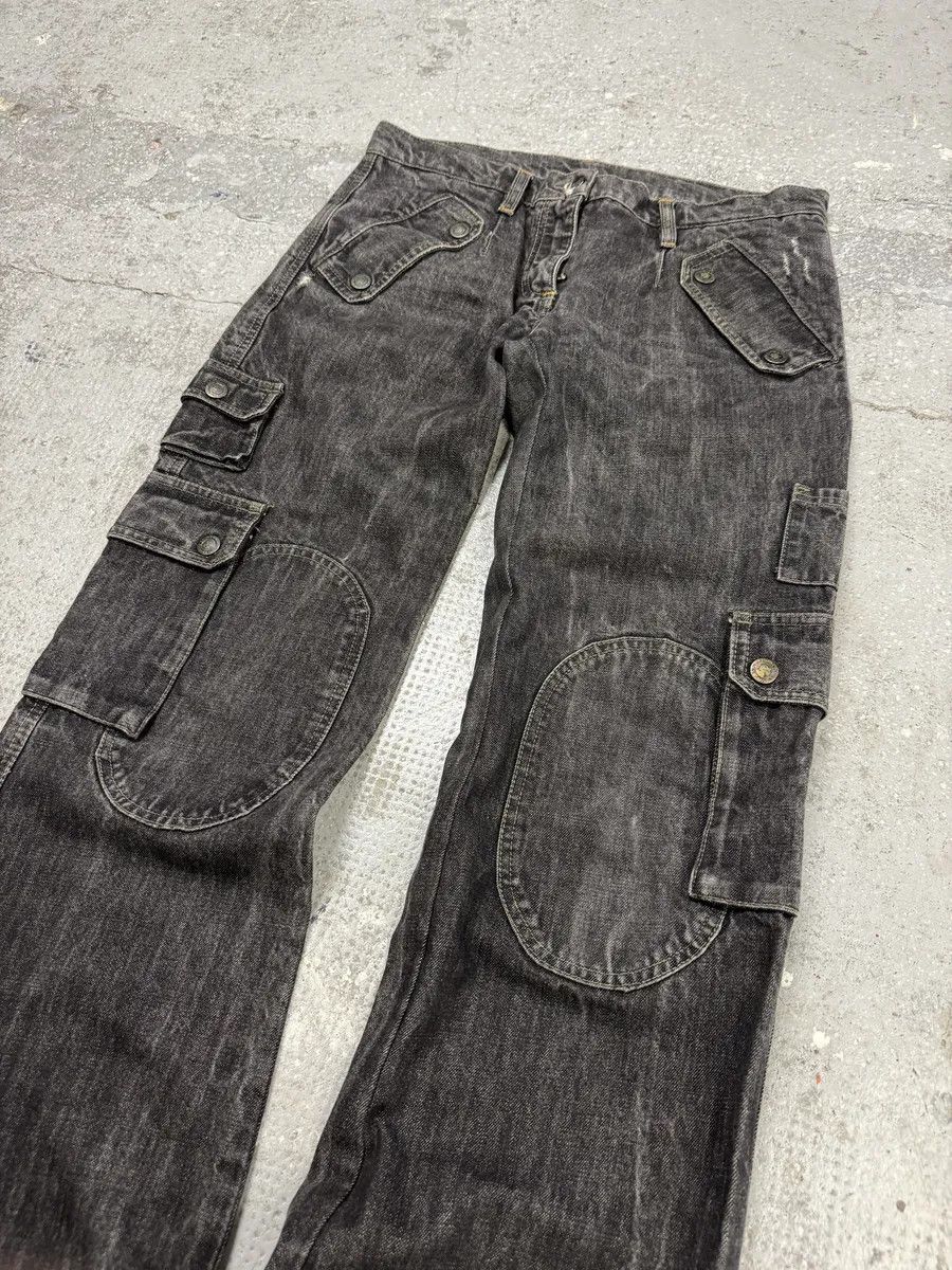 Dolce & Gabbana AW2004 Dolce & Gabbana Multi Pockets Grey Denim Jeans Size US 30 / EU 46 - 9 Thumbnail