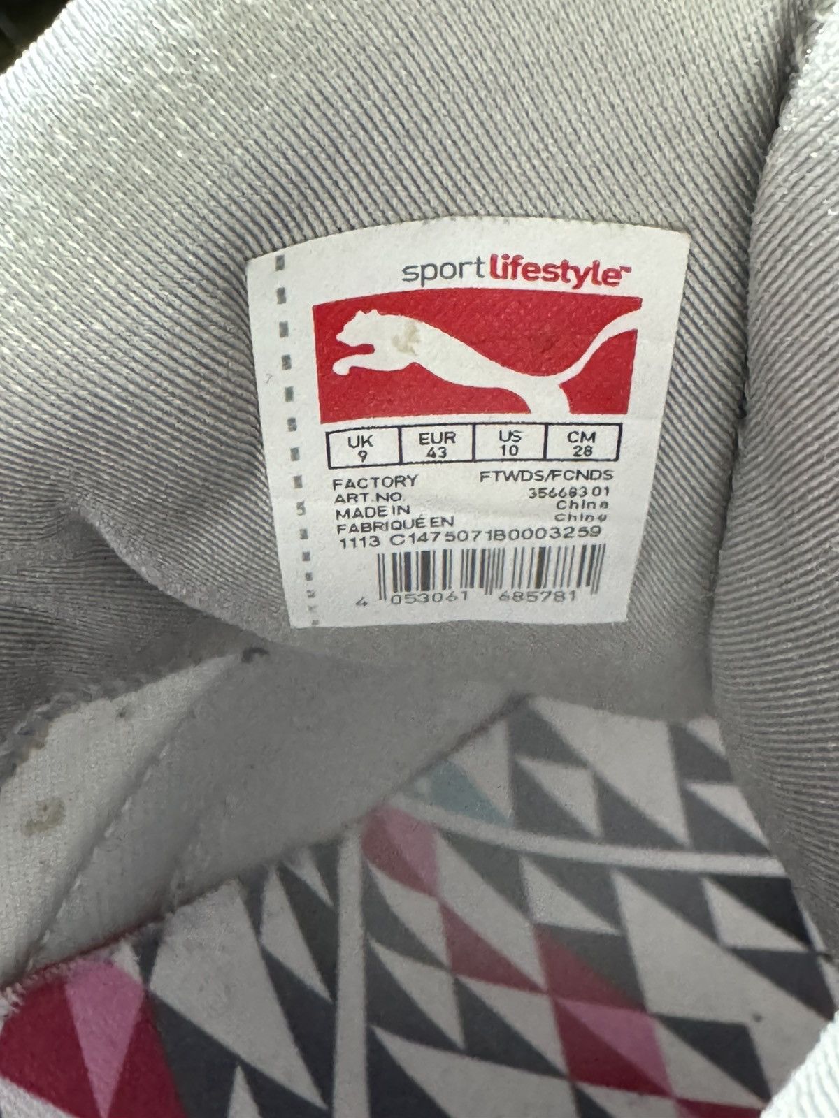 Puma Sneaker Freaker x Puma Blaze of Glory Great White Grey kith Size US 10 / EU 43 - 14 Thumbnail