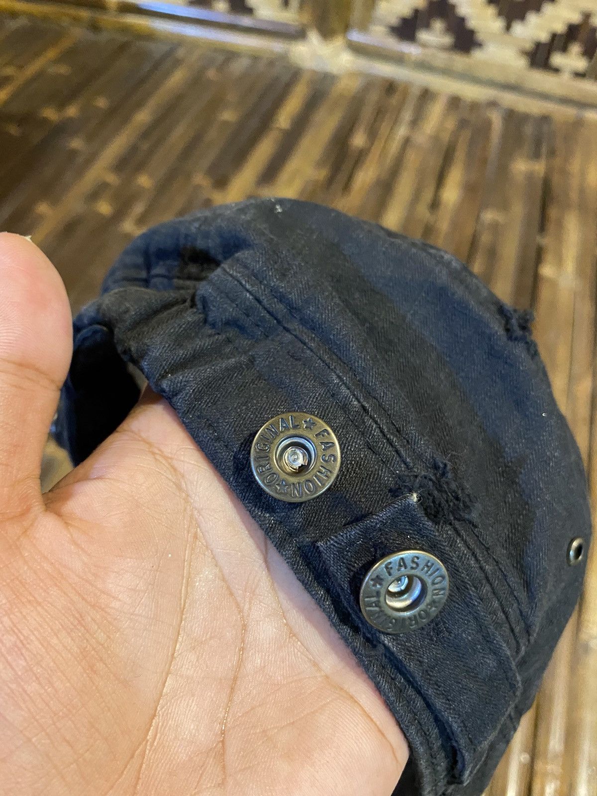 Vintage 2000s cadet hat distressed blink punk y2k style Size ONE SIZE - 5 Thumbnail