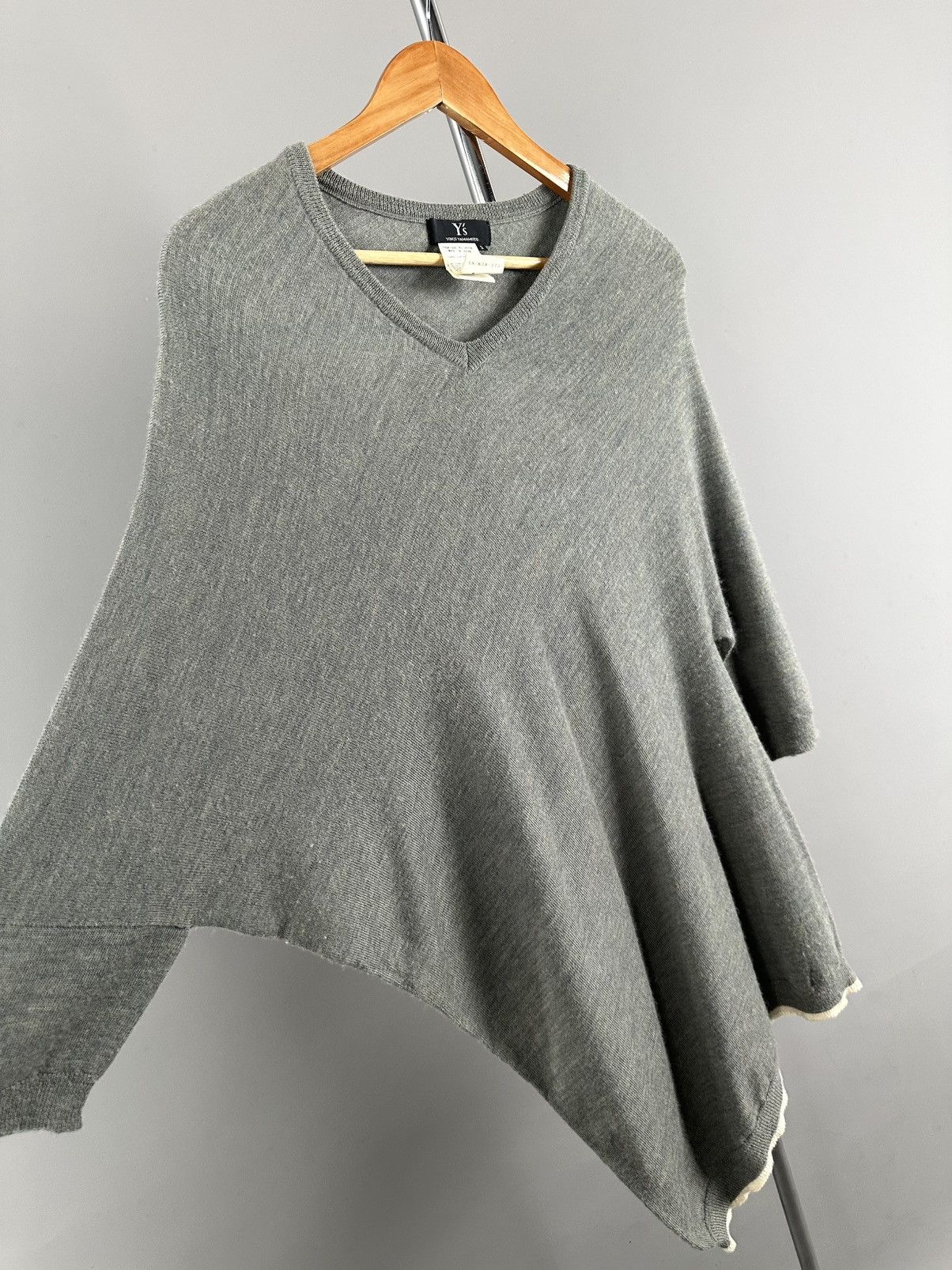 Y's × Yohji Yamamoto Y’s - Yohji Yamamoto - Asymmetrical Knit Long Shirt Size US L / EU 52-54 / 3 - 7 Thumbnail