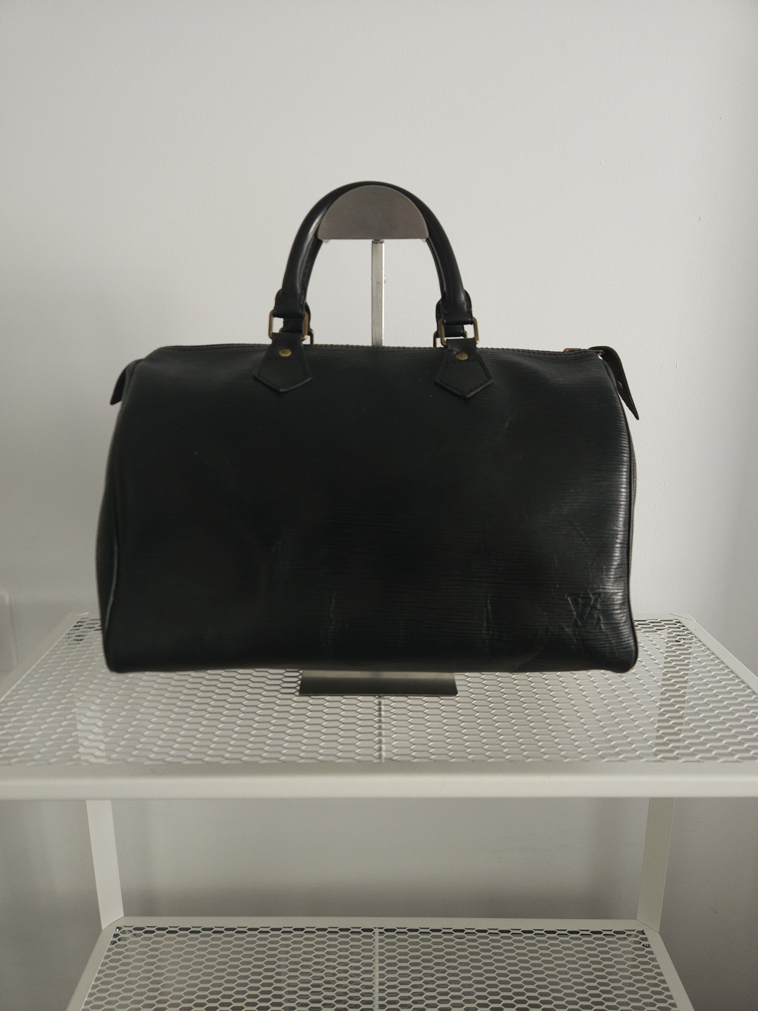 Louis Vuitton Vtg 80s Louis Vuitton epi leather speedy 30 mini boston bag Size ONE SIZE - 2 Thumbnail