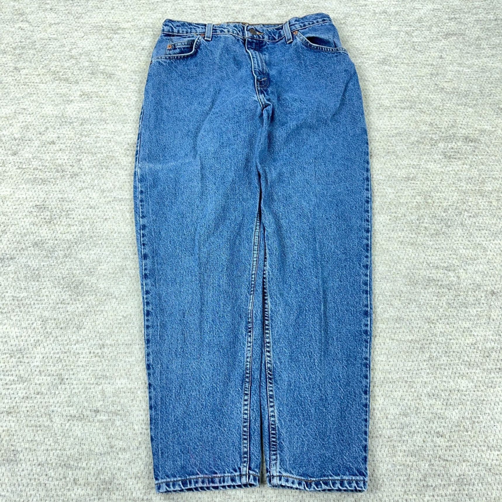 Levi's VINTAGE Levi's 951 Jeans Women 12 Short Relaxed Fit Tapered Blue 90s Mens Women Size 34" / US 12 / IT 48 - 3 Thumbnail