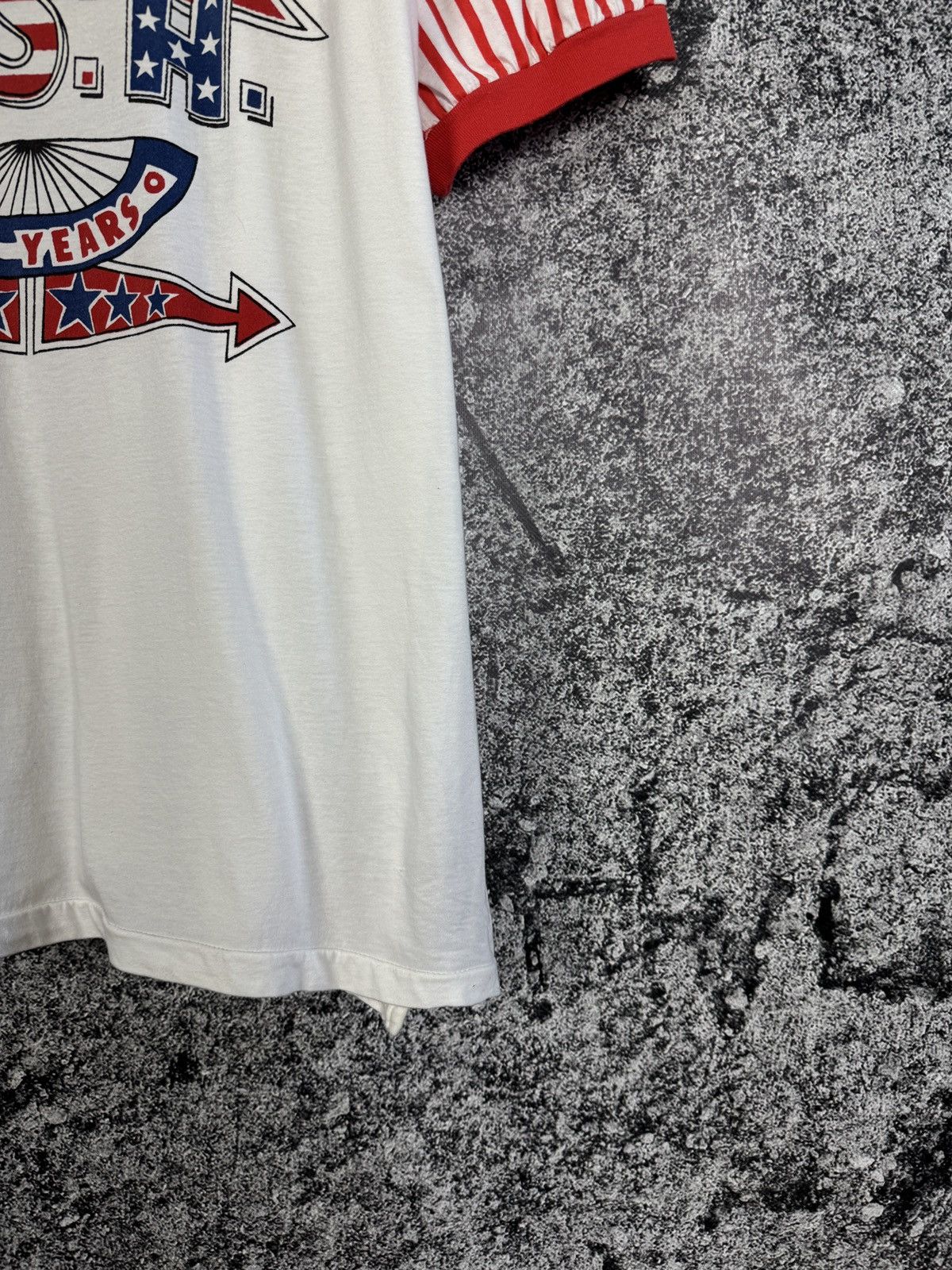 Vintage USA 500 Years Vintage T-Shirt Flag America Size XL Size US XL / EU 56 / 4 - 5 Thumbnail