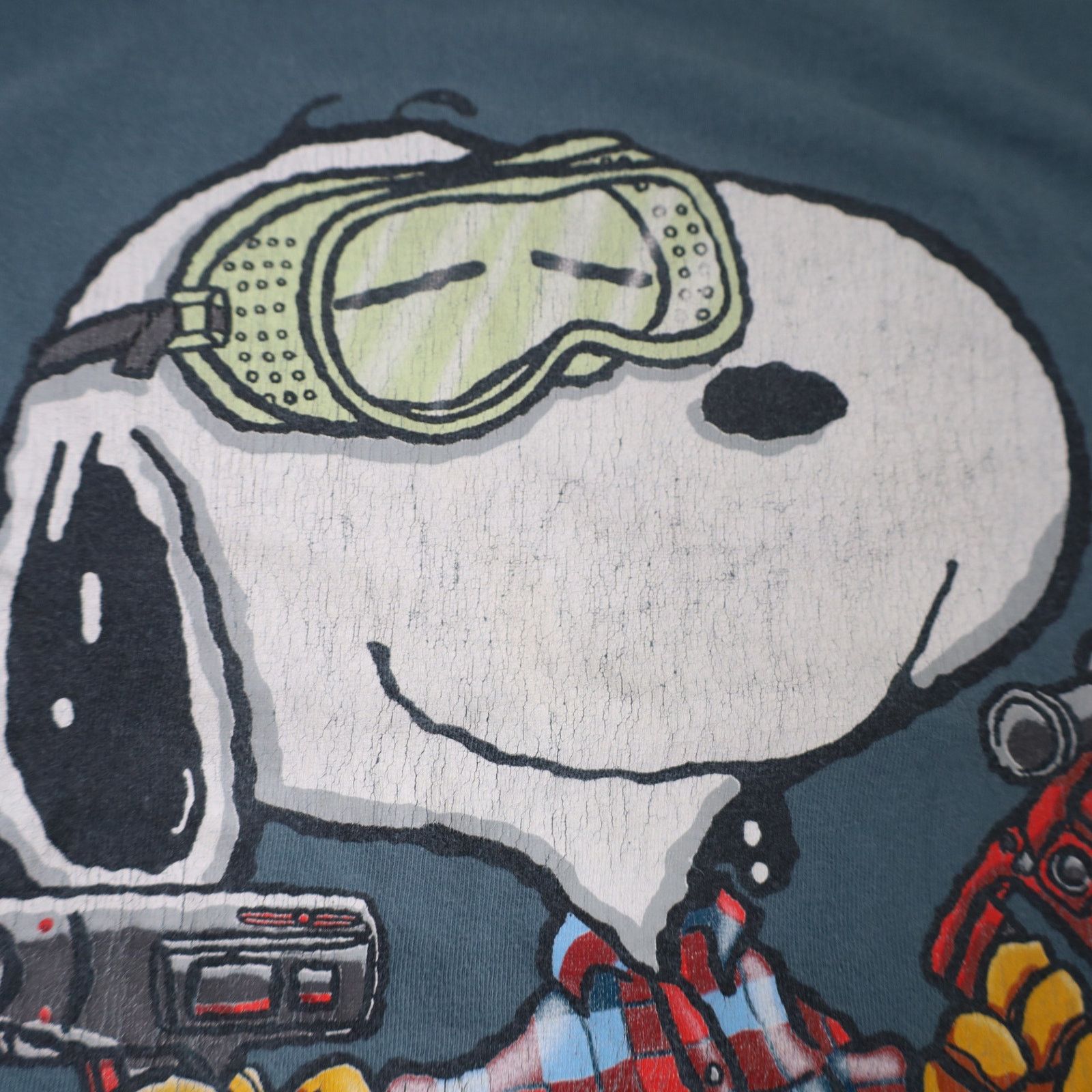 Peanuts × Vintage VTG Peanuts Snoopy "Real Dogs Don't Need Instructions" T Size US XL / EU 56 / 4 - 6 Thumbnail