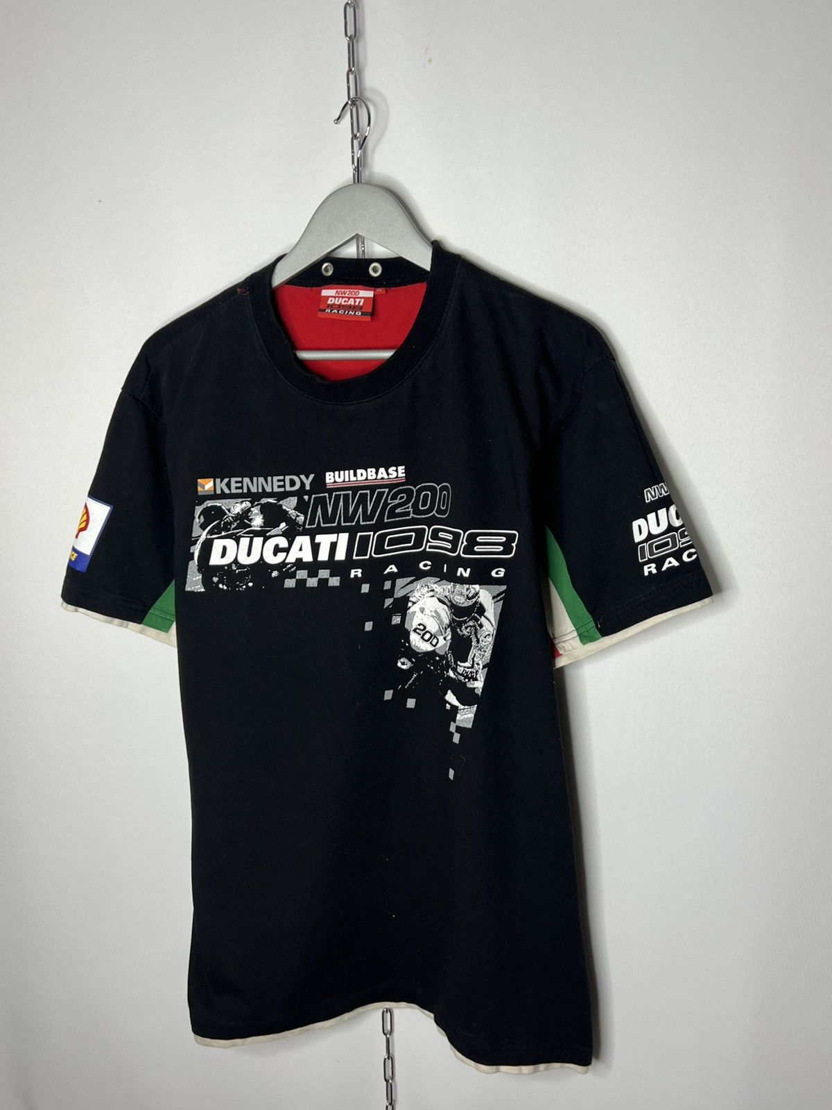 Ducati Vintage Ducati Racing NW200 Tee T-Shirt Motorcycle Size US XL / EU 56 / 4 - 3 Thumbnail