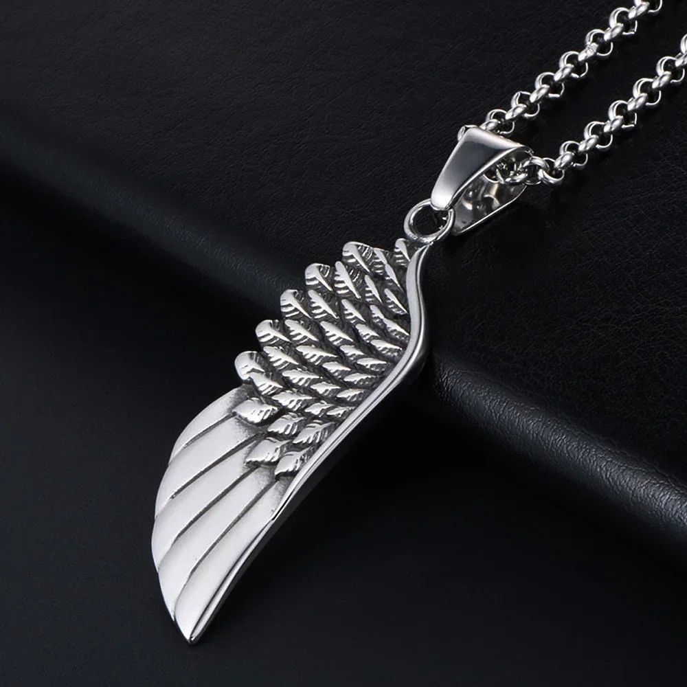 Other Feather Angel Wing Pendant Necklace Size ONE SIZE - 3 Thumbnail
