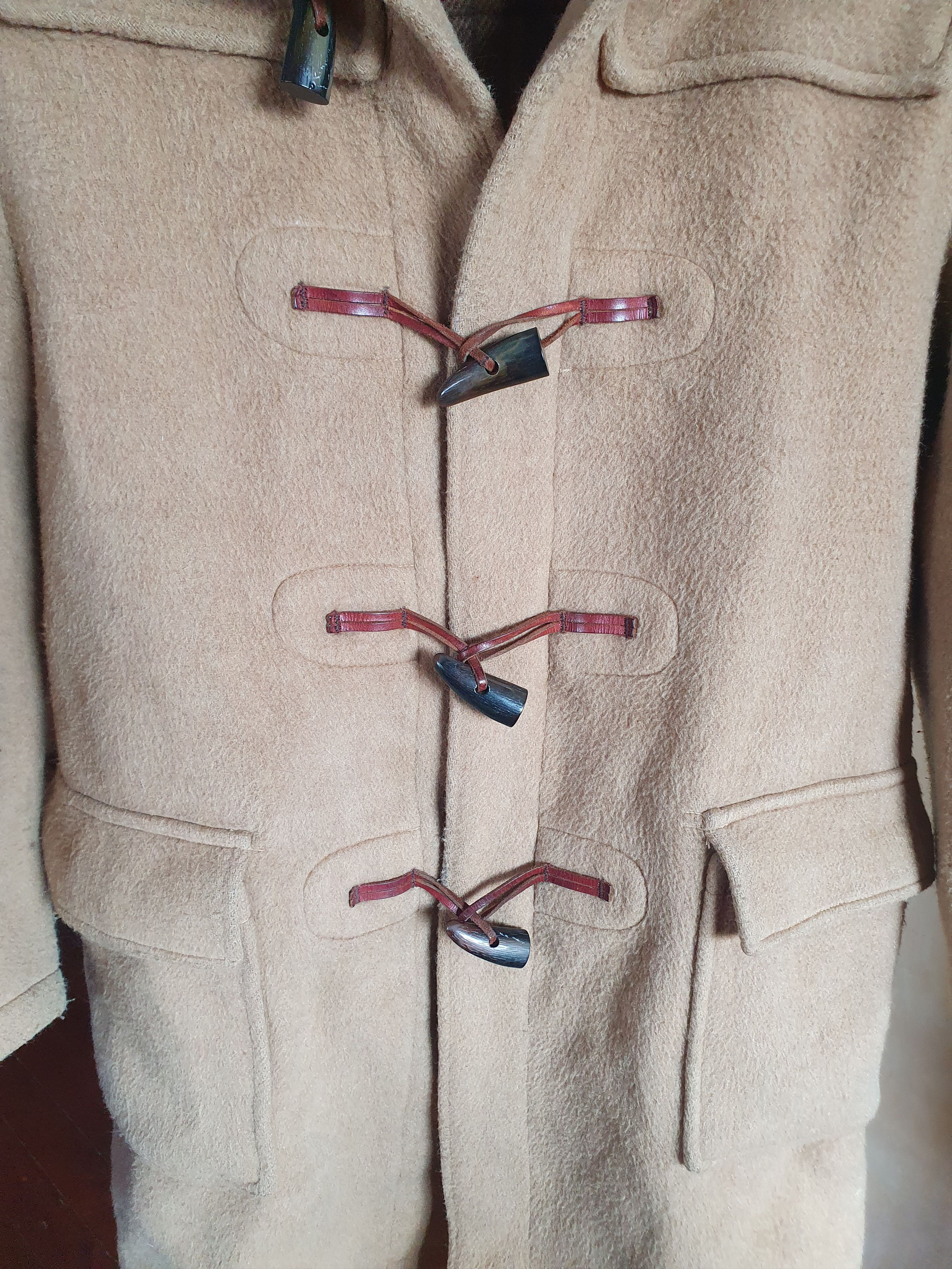 Brooks Brothers Brooks Brothers Wool Duffle Coat Made in England Horn Toggle Size US M / EU 48-50 / 2 - 8 Thumbnail