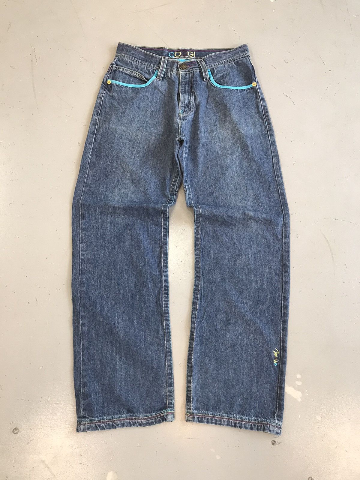 Coogi × Vintage Vintage Coogi sword ⚔️ sneck embroidered denim Size US 32 / EU 48 - 2 Thumbnail