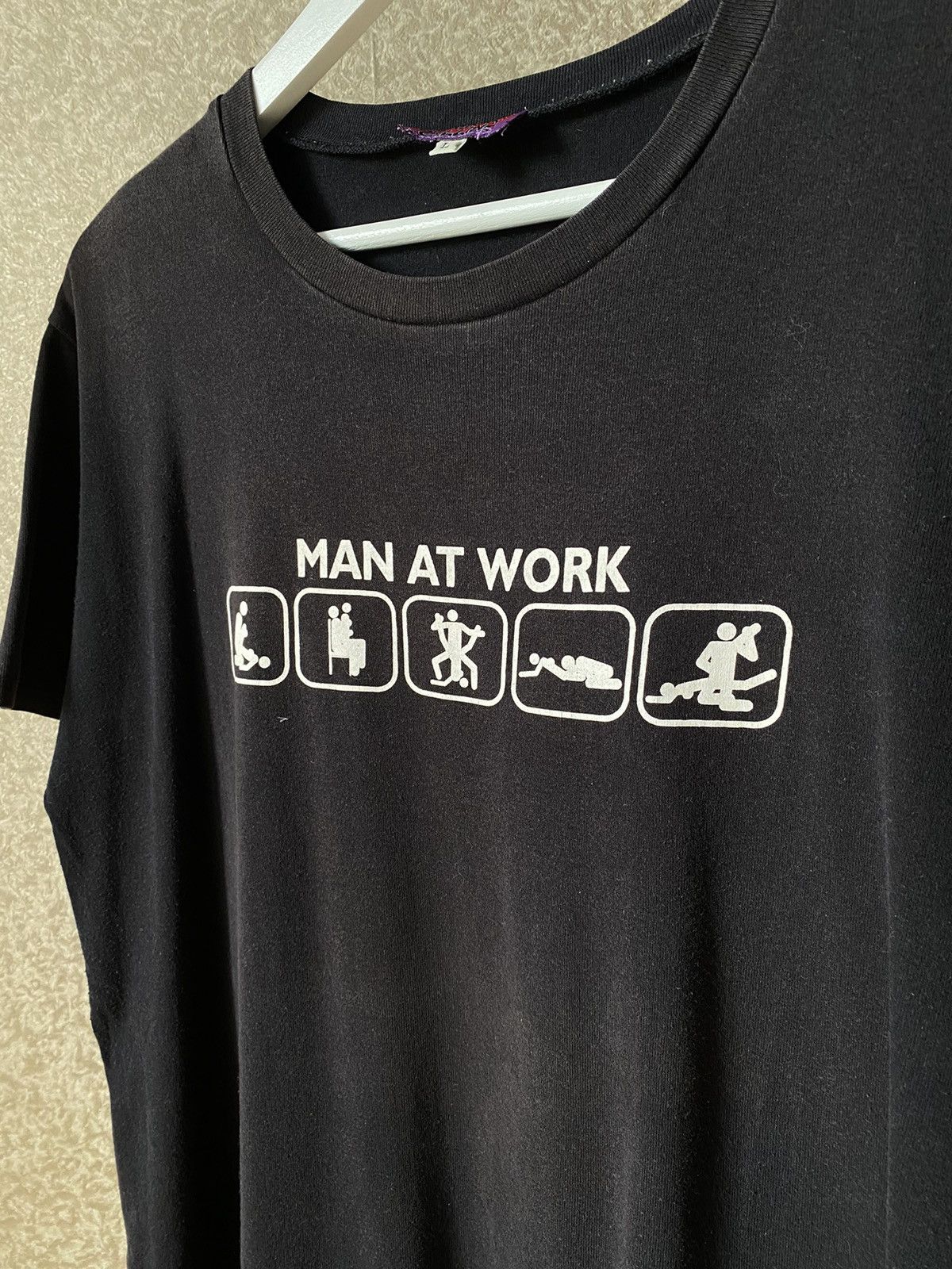 Band Tees Vintage Man at Work Humor tee Sex Porn Size US M / EU 48-50 / 2 - 3 Thumbnail