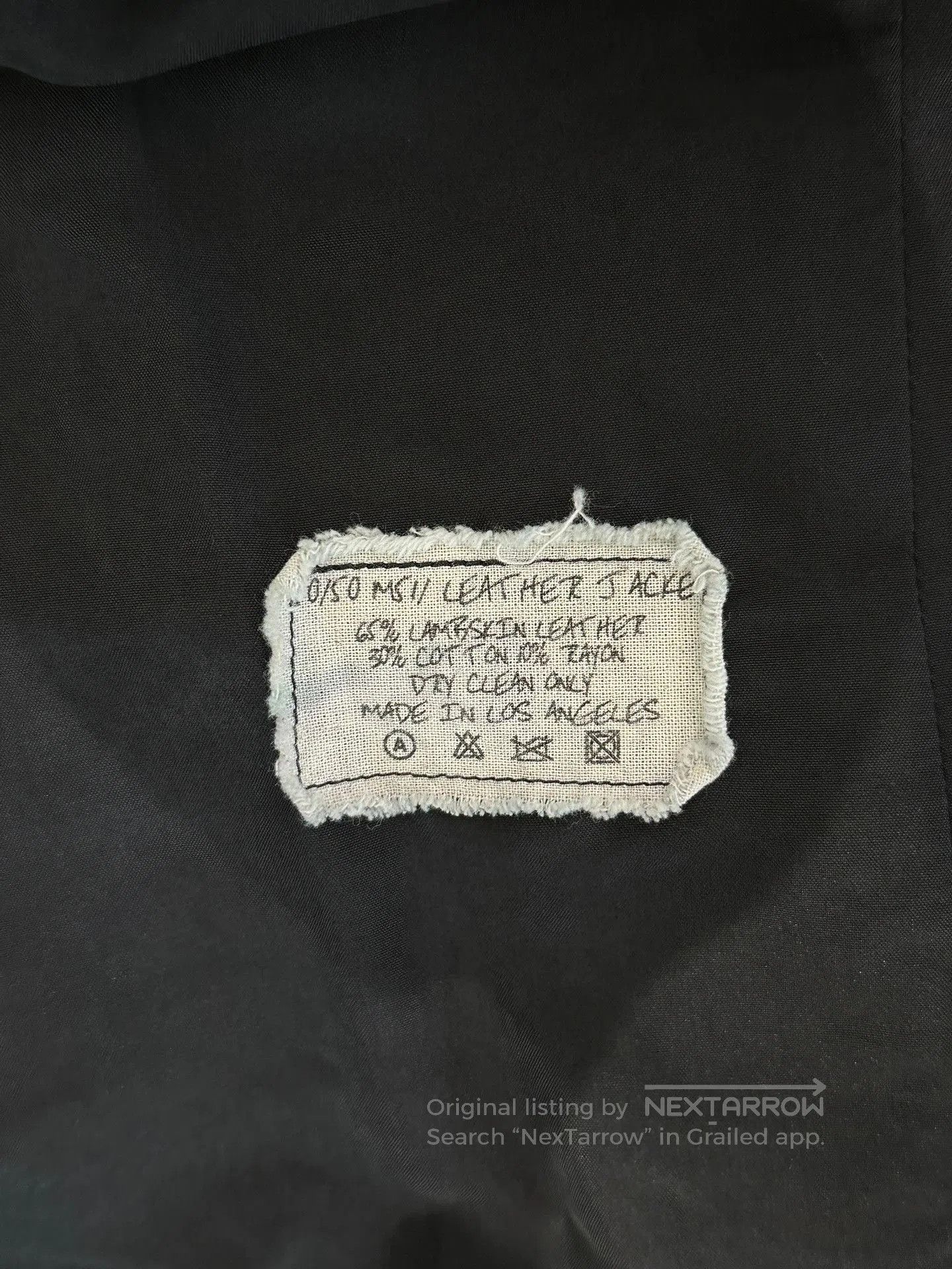 Greg Lauren Greg Lauren Leather Patchwork Utility Jacket. Size US L / EU 52-54 / 3 - 8 Thumbnail