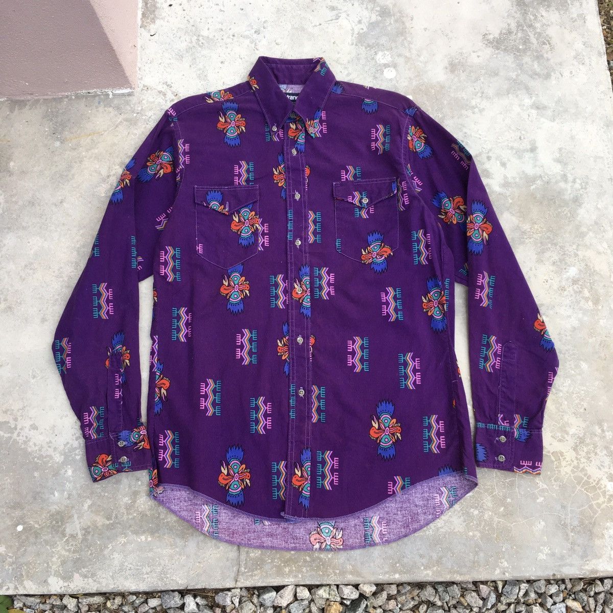 Vintage Vintage Wrangler Western Shirt Size US M / EU 48-50 / 2 - 1 Thumbnail