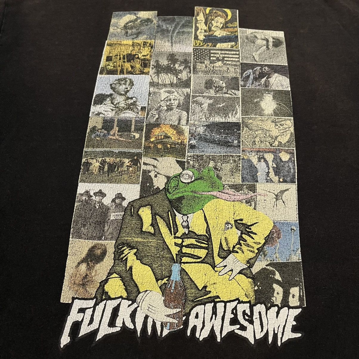 Fucking Awesome Fucking Awesome Frogman 2 S/S Tee Black Vintage Graphic Logo Size US M / EU 48-50 / 2 - 4 Thumbnail