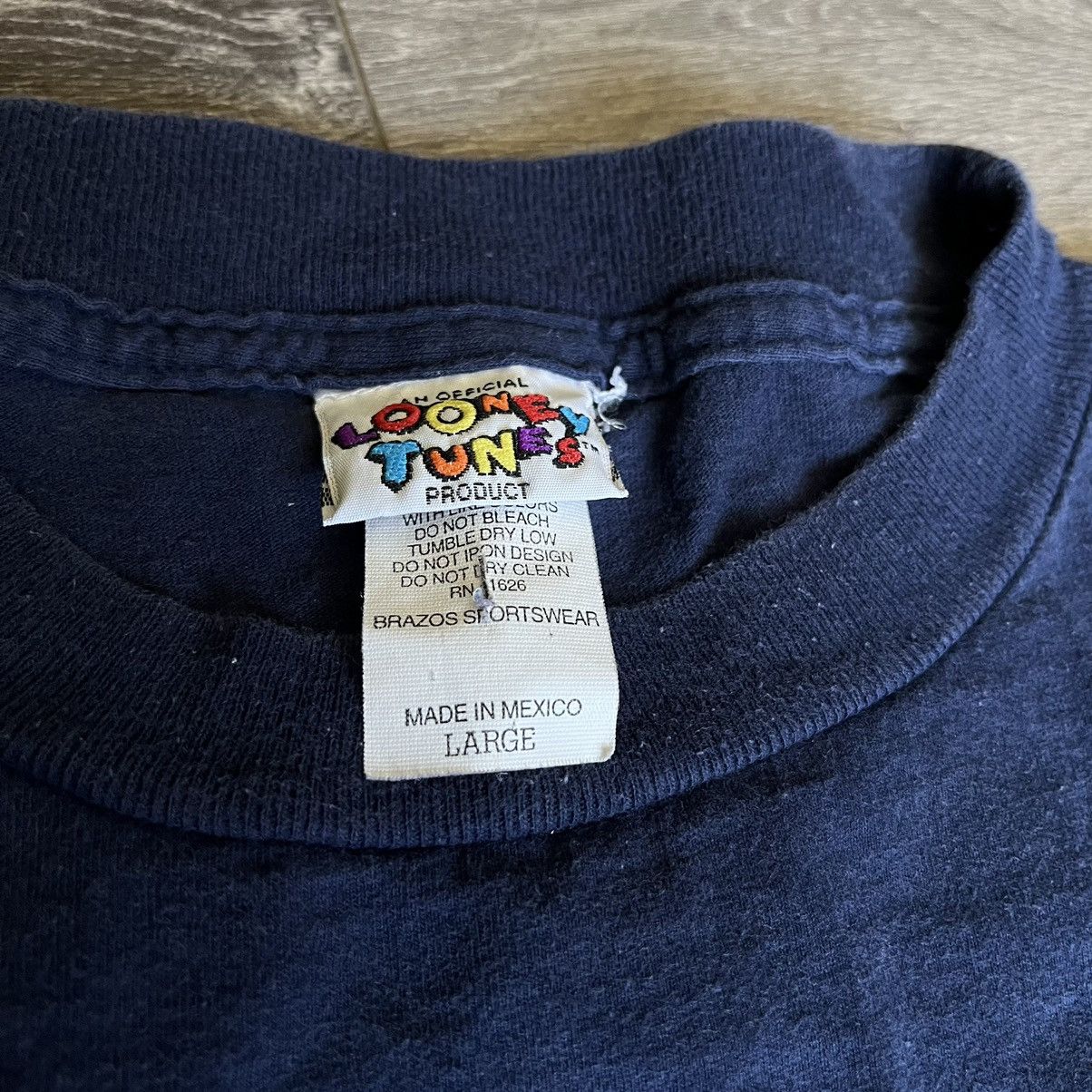 Vintage Vintage 1990s Tasmanian Taz Devil Computer Website Logo Tee Size US L / EU 52-54 / 3 - 4 Thumbnail