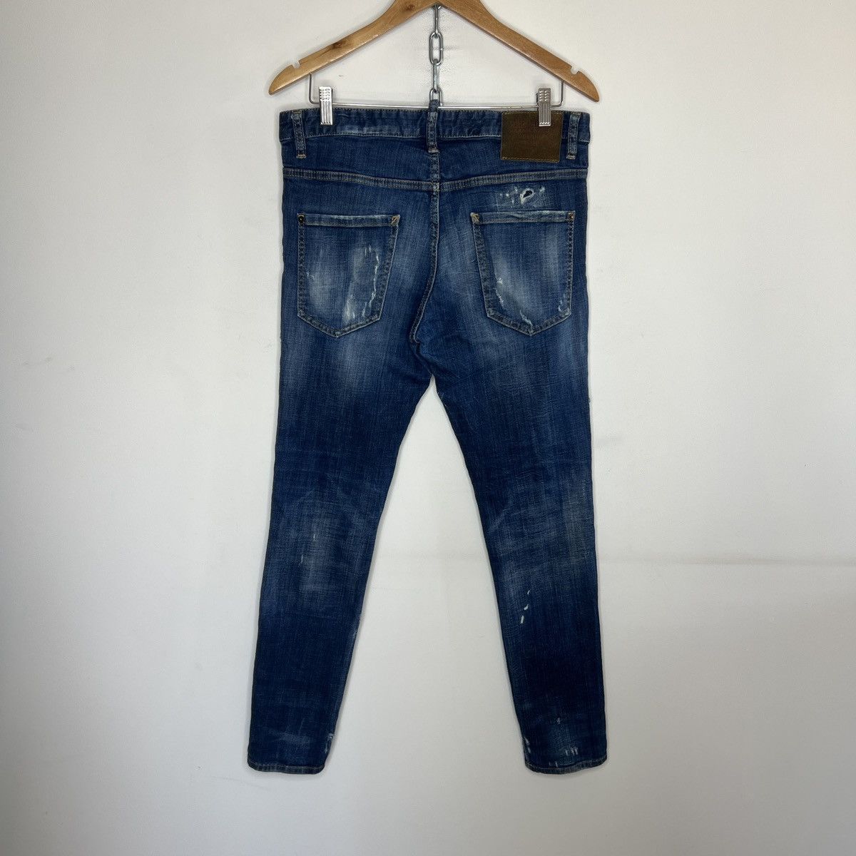 Dsquared2 Dsquared Jeans Slim Fit Blue Denim Italy Vintage Faded Y2K Size US 32 / EU 48 - 6 Thumbnail