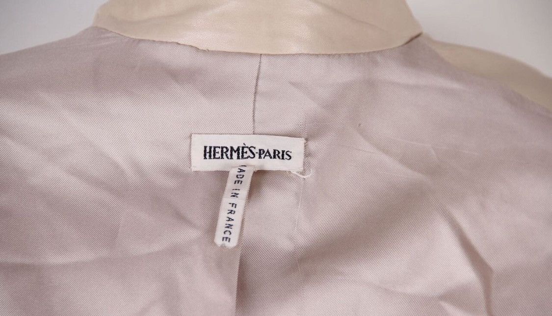 Hermes Hermés by Maison Margiela Leather Zipped Jacket Biker Size XS / US 0-2 / IT 36-38 - 5 Thumbnail
