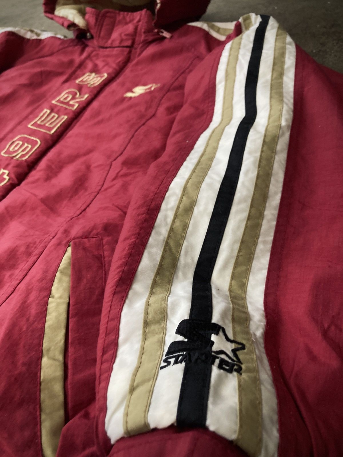 NFL × Vintage Vintage 90s Starter San Francisco 49ers Parka Size US L / EU 52-54 / 3 - 10 Thumbnail