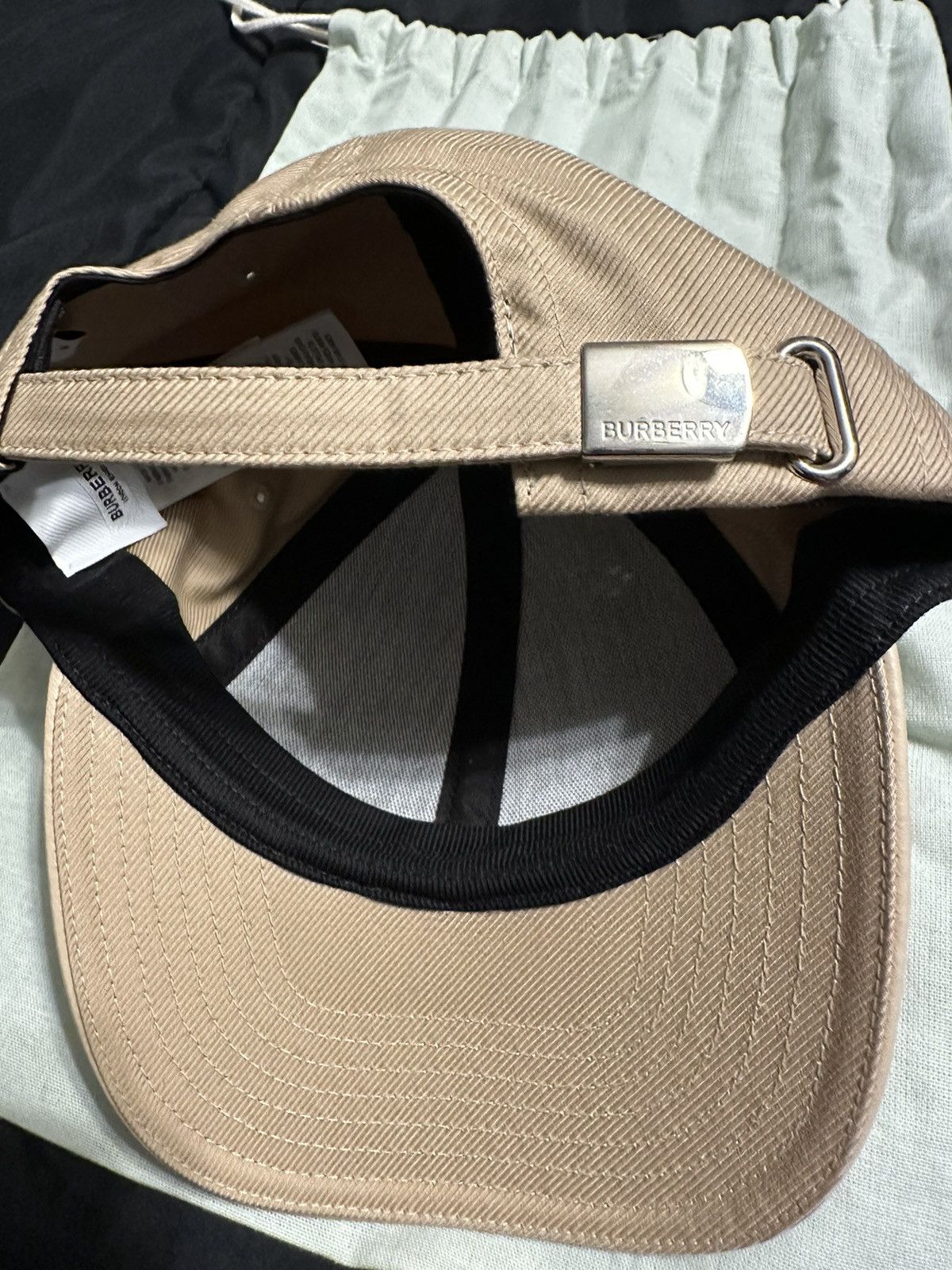 Burberry BURBERRY Horseferry Motif Baseball Cap Size ONE SIZE - 4 Thumbnail