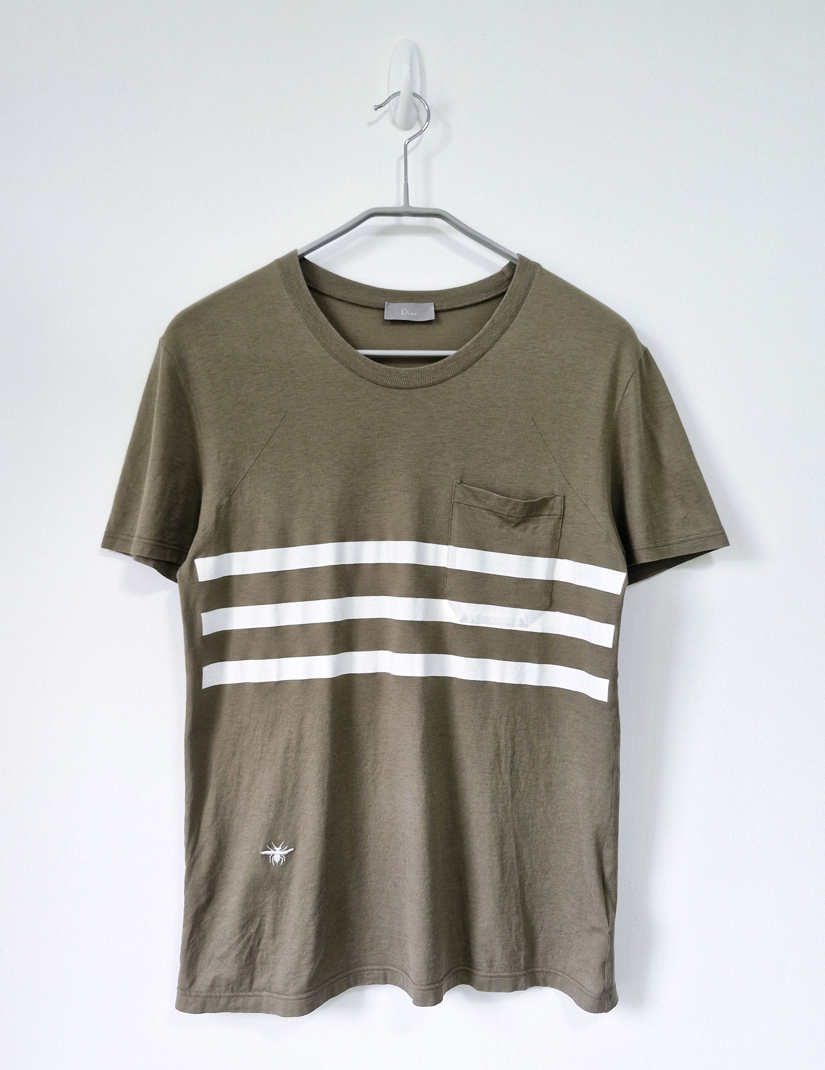 Dior × Hedi Slimane Dior Homme SS04 “Strip” Robot motif T-shirt