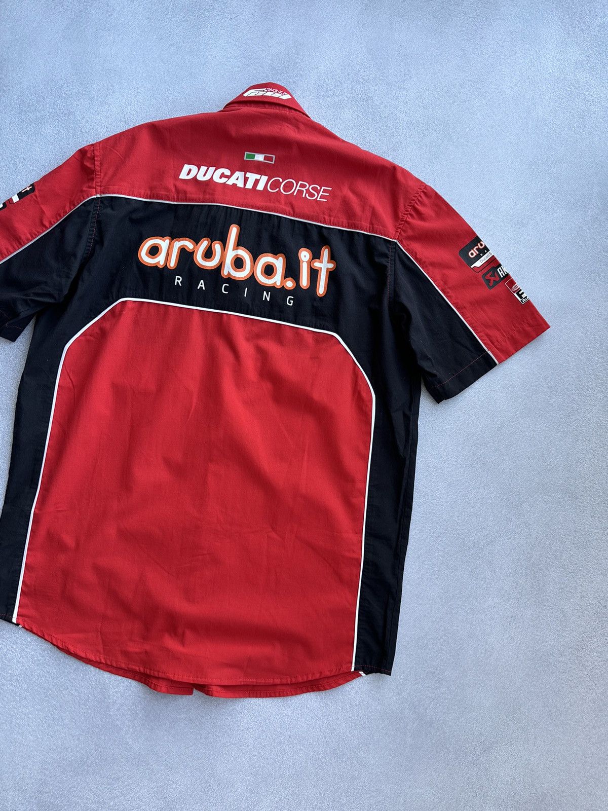 Ducati × Vintage Vintage Ducati Corse Short Sleeve Racing Buttons Shirt Size US L / EU 52-54 / 3 - 10 Thumbnail