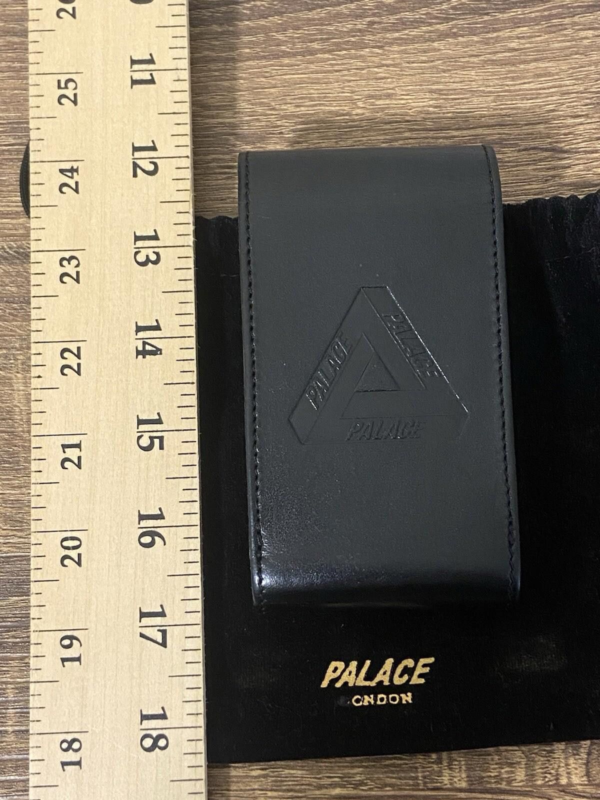 Designer Palace Skateboards London leather cigarette case w dust bag