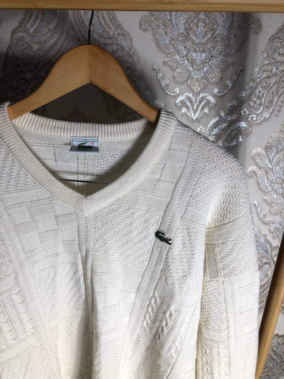 Lacoste VINTAGE LACOSTE CHEMISE SWEATER KNIT DESIGNER LUXURY Y2K 90s Size US XL / EU 56 / 4 - 2 Thumbnail