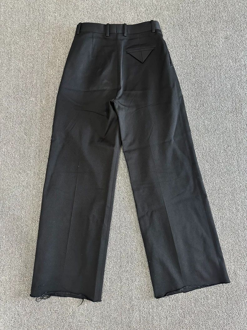 Bottega Veneta Bottega Veneta Black Wide-Leg Trousers-2508 Size US 34 / EU 50 - 2 Thumbnail