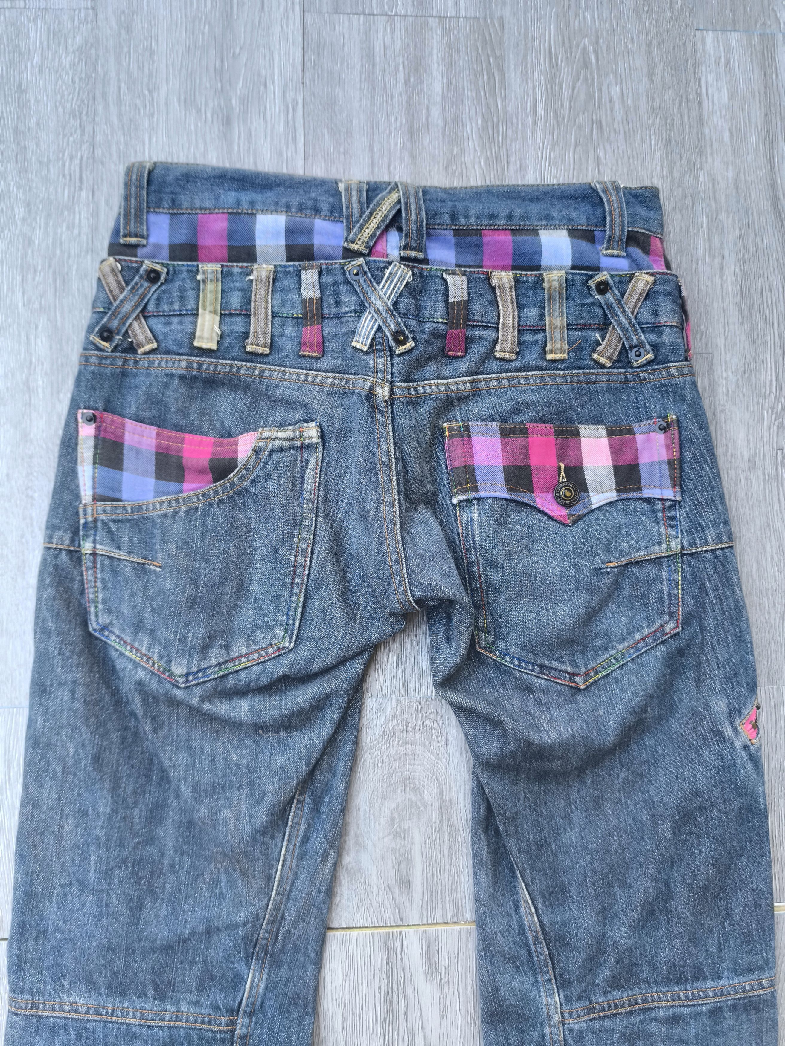 If Six Was Nine × Japanese Brand × Le Grande Bleu (L.G.B.) DOMINATE HANDCRAFTED JEANS RARE DESIGN Size US 31 - 8 Thumbnail