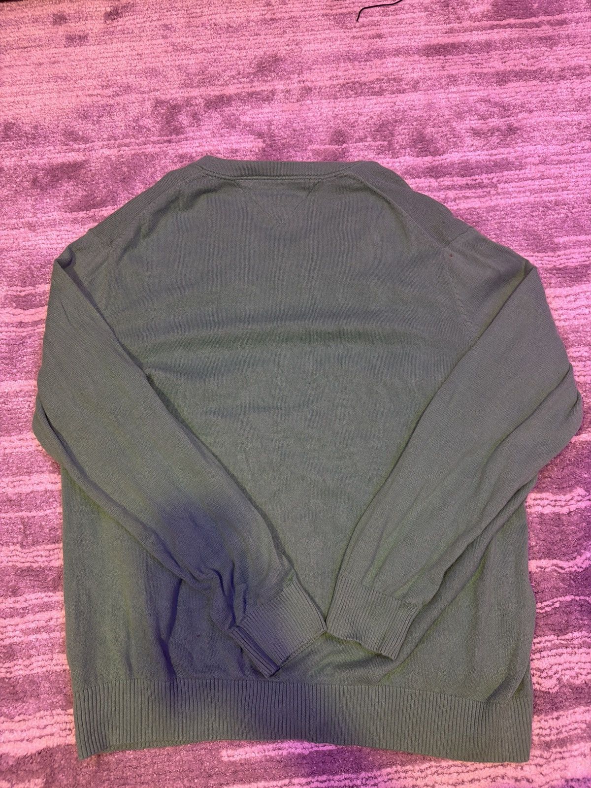 Tommy Hilfiger Tommy Hilfiger Grass Green Long Sleeve Shirt Size US XL / EU 56 / 4 - 2 Thumbnail