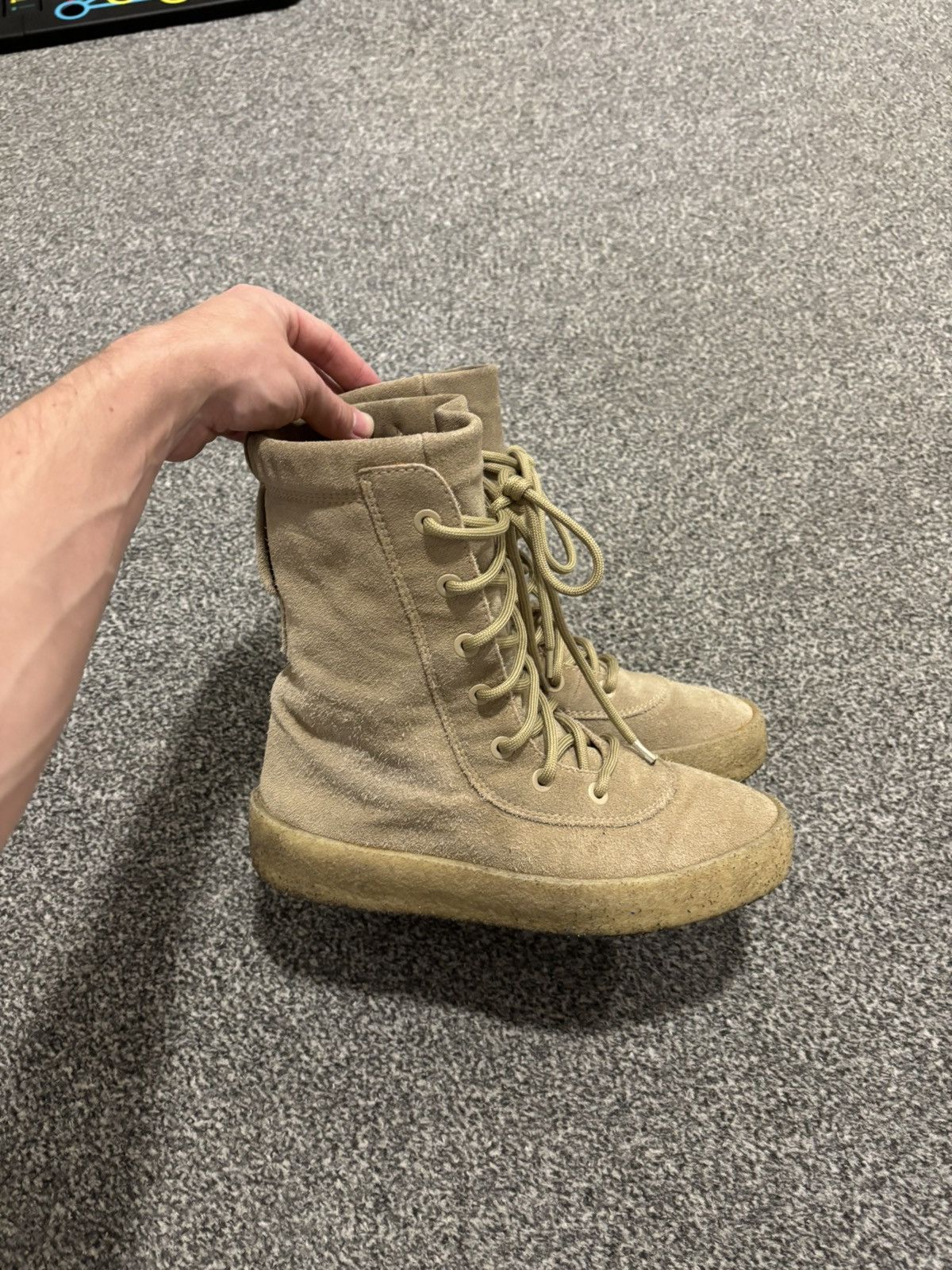 Yeezy Yeezy Season 2 Crepe Combat Boots Size US 9 / EU 42 - 2 Thumbnail