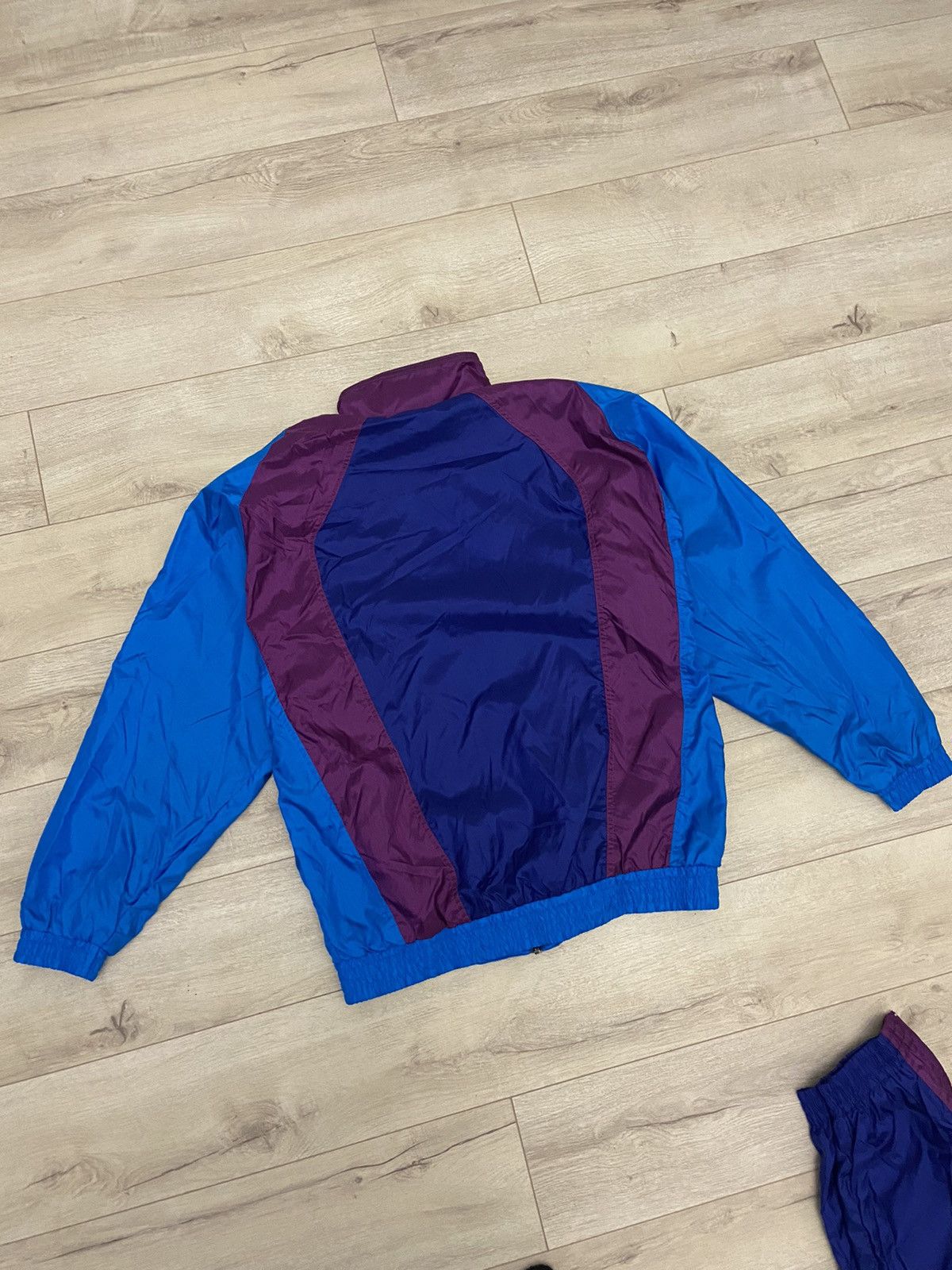 Adidas × Vintage Adidas Vintage Mens Nylon Track Suit Jacket + Pants Size US M / EU 48-50 / 2 - 12 Thumbnail