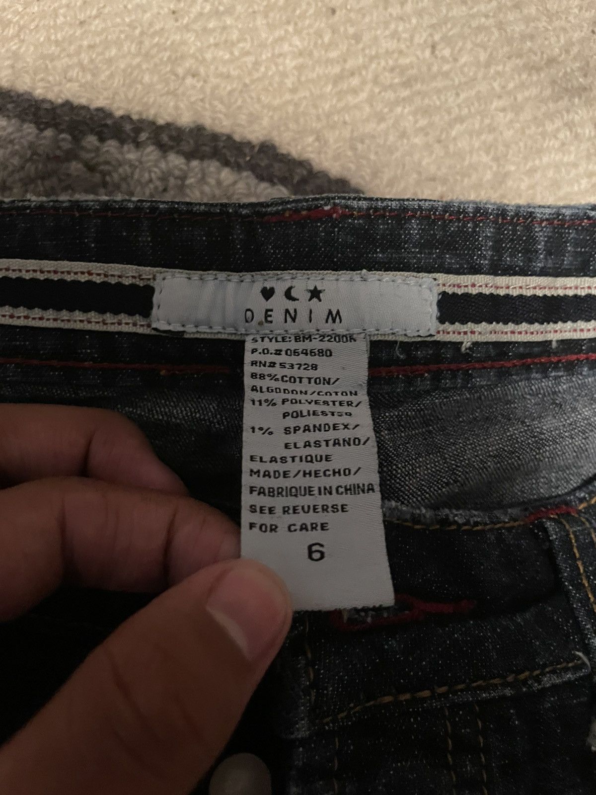 Levi's × Miss Me × Vintage heart moon star flared jeans Size 28" / US 6 / IT 42 - 4 Thumbnail