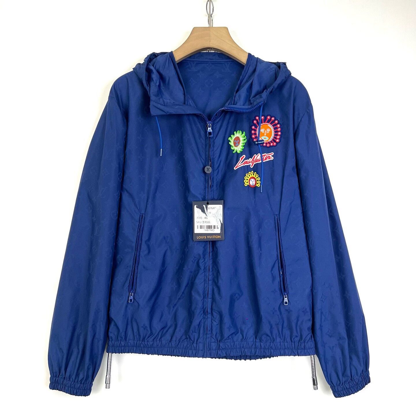 Louis Vuitton Louis Vuitton Yayoi Kusama Blue Zip Jacket Size US S / EU 44-46 / 1 - 1 Thumbnail