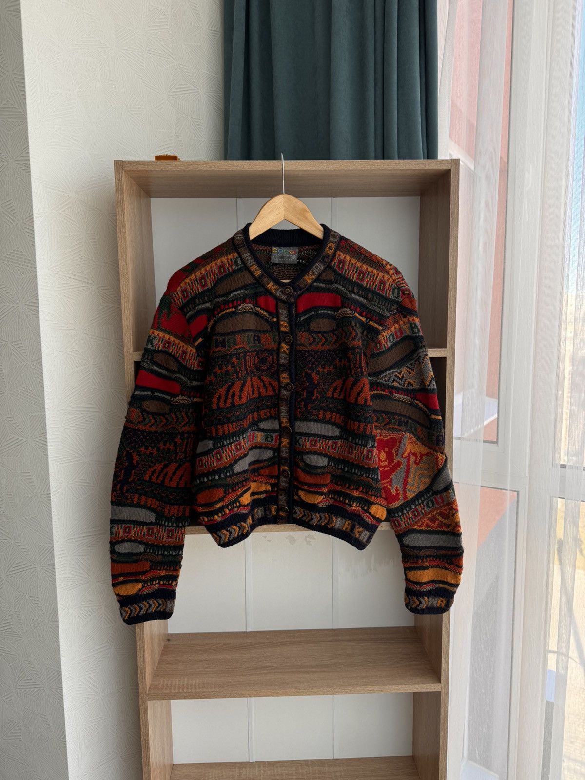 Coogi × Vintage VTG Coogi Pure New Wool Luxury 90’s Walkabout Koala Cardigan Size S / US 4 / IT 40 - 3 Thumbnail