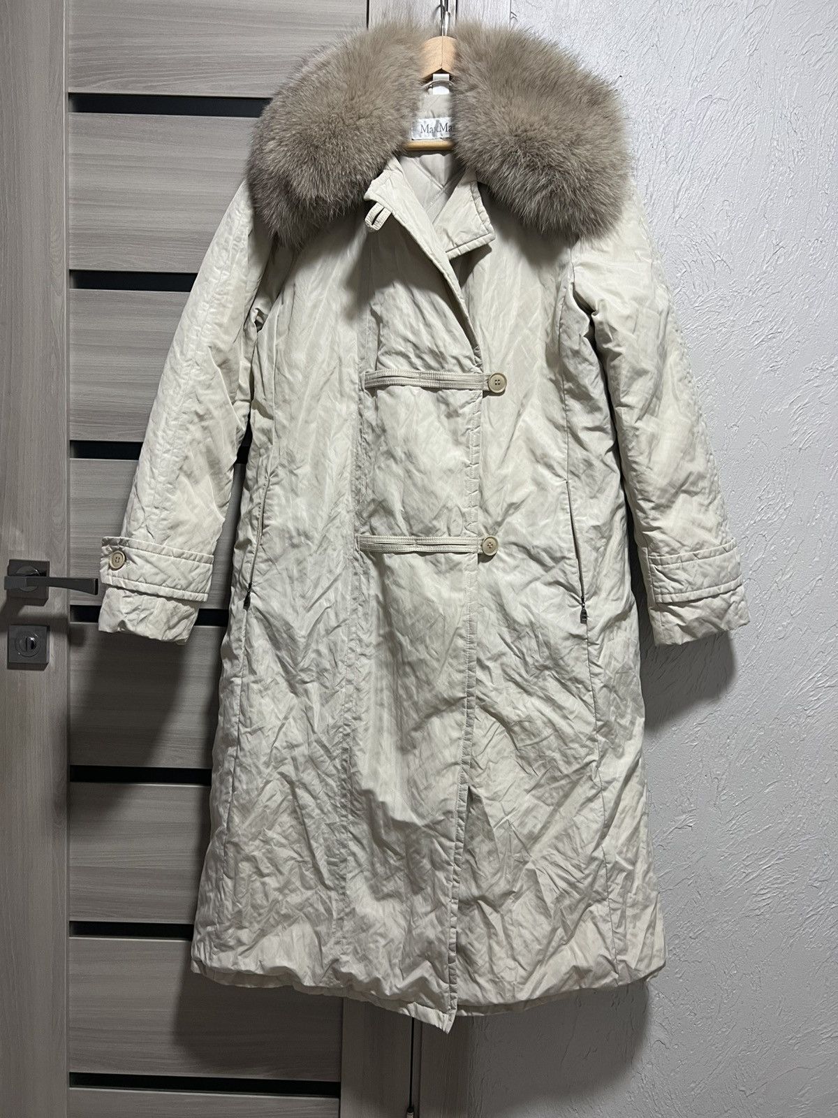 Max Mara Max Mara Vintage Coat 42/500 Very Rare Fox Fur Goose Down Size M / US 6-8 / IT 42-44 - 2 Thumbnail