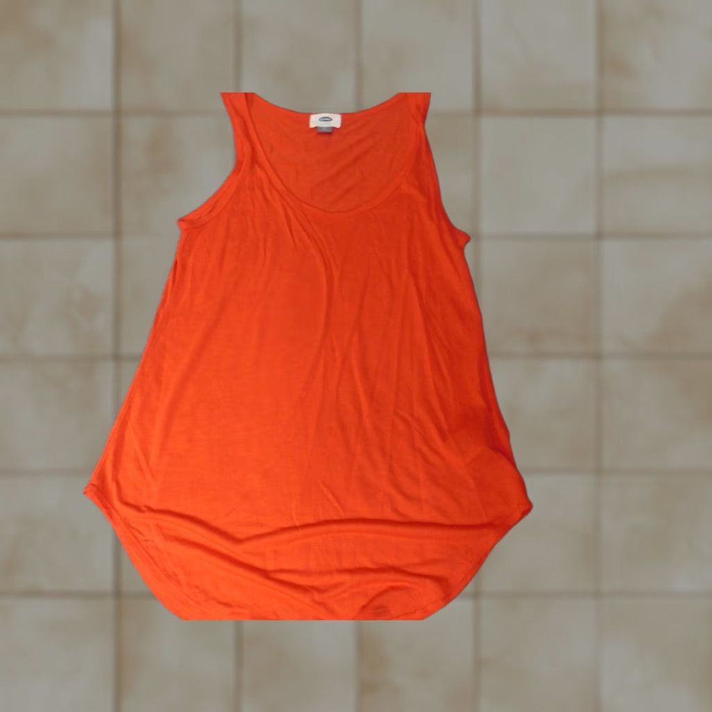 Old Navy Old Navy Womens Blouse XS Orange Crew Neck Pullover Stretch Solid Casual Shirt Ladies Small? Size XS / US 0-2 / IT 36-38 - 1 Thumbnail