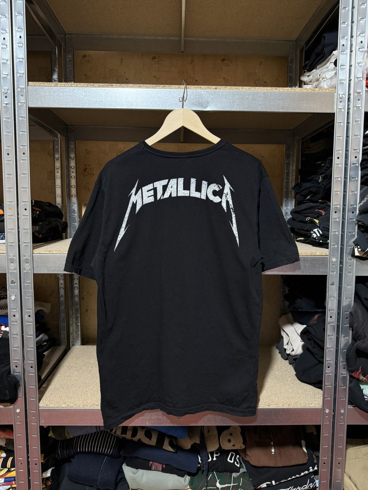 Band Tees × Metallica × Vintage Vintage 2000’s Band Metallica Skull Death Metal Rock T-Shirt Size US XL / EU 56 / 4 - 2 Thumbnail