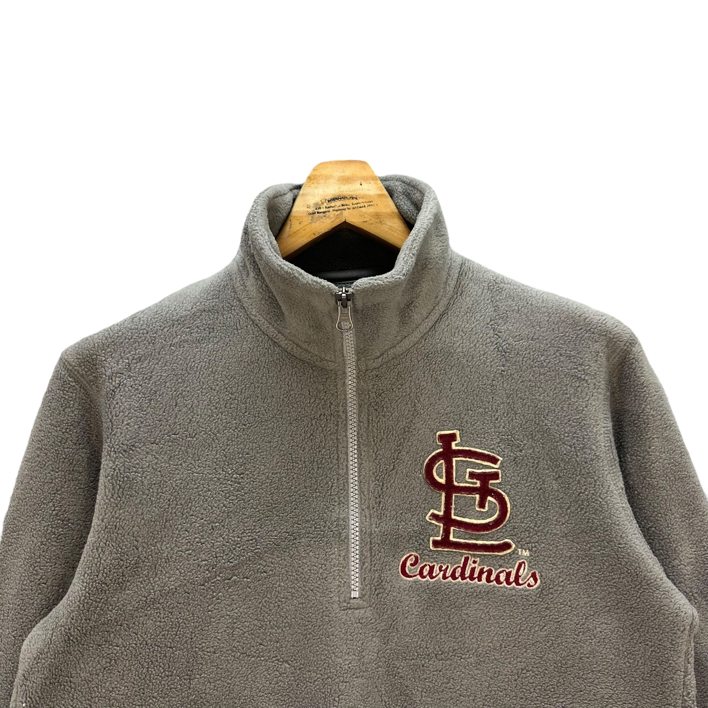 MLB MLB ST LOUIS CARDINALS HALF ZIP TURTLE NECK FLEECE #8838-030 Size US M / EU 48-50 / 2 - 4 Thumbnail