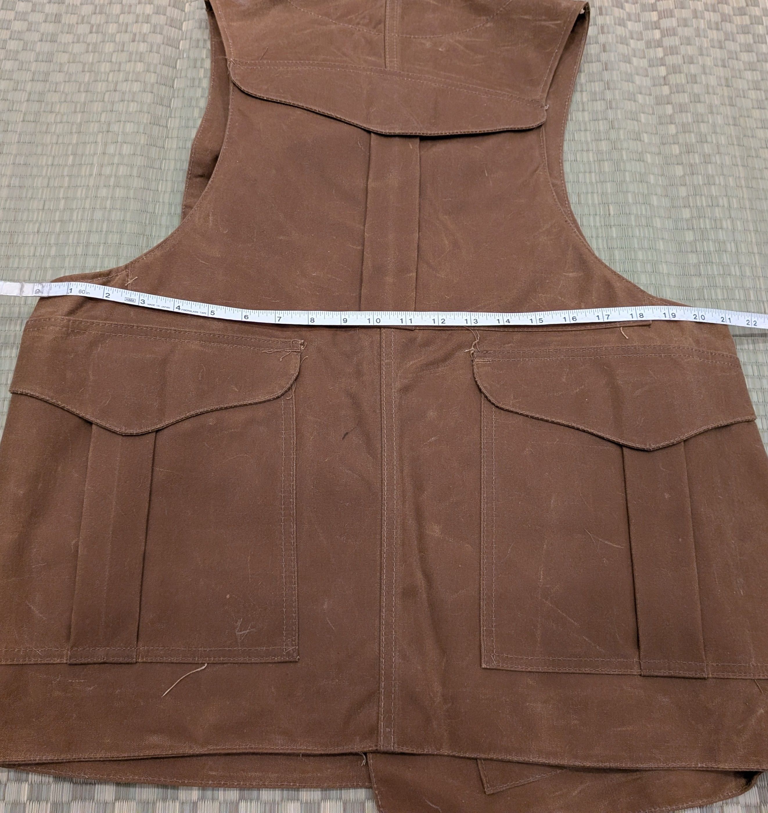 Filson RARE SAMPLE Filson 032 Waxed Half Moon Hunting Vest Size US L / EU 52-54 / 3 - 5 Thumbnail