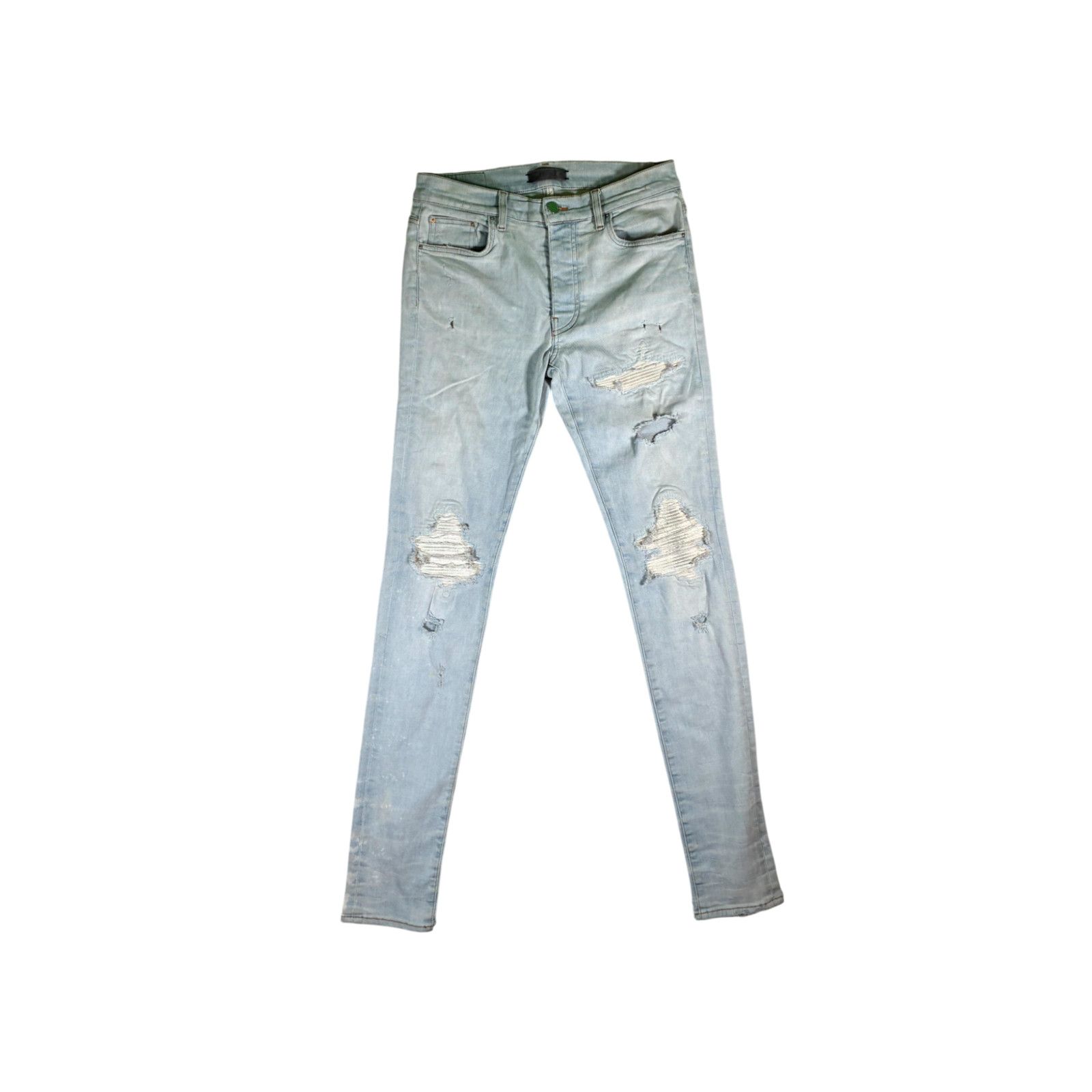 Amiri Amiri Mx1 White Patch Jeans | Grailed
