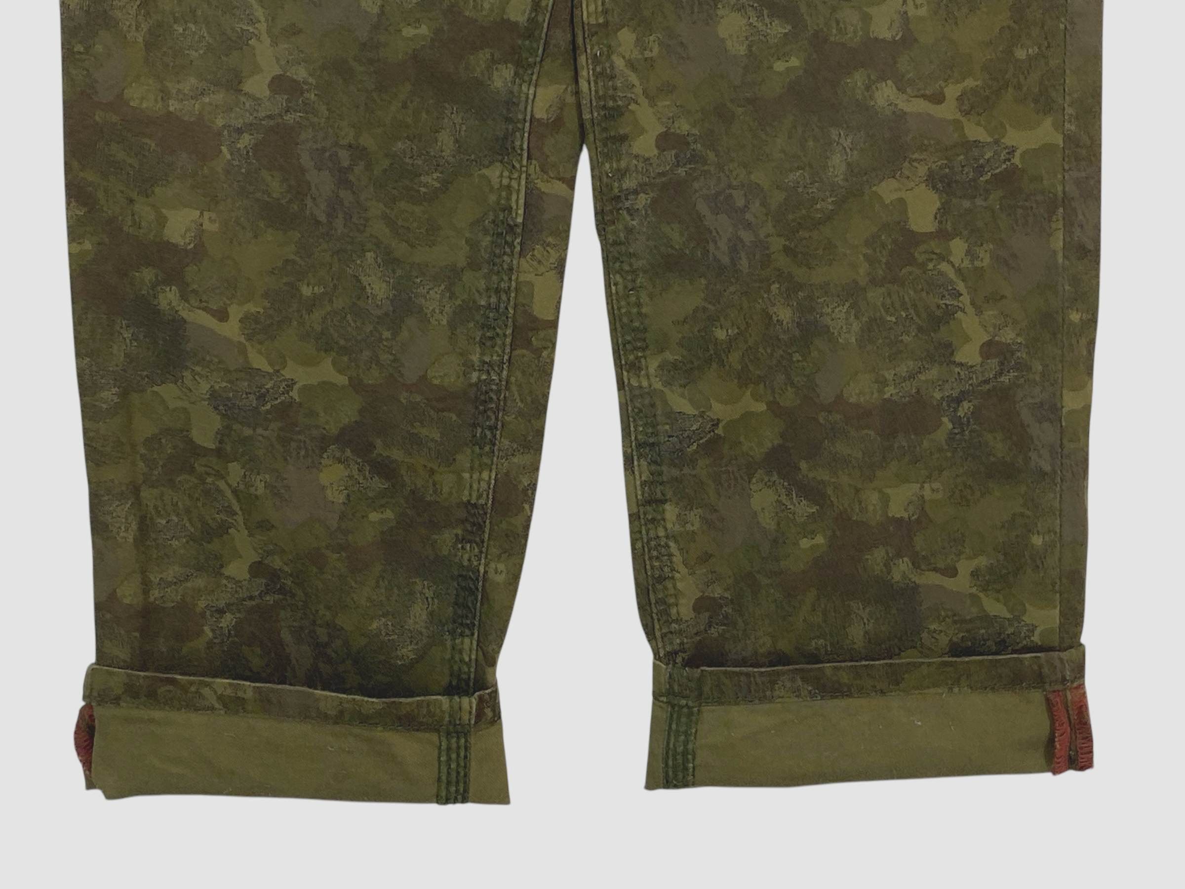 Japanese Brand Betty Smith Skinny Camo Pants Buckle Back Pants Size 25" / US 0 / IT 36 - 9 Thumbnail
