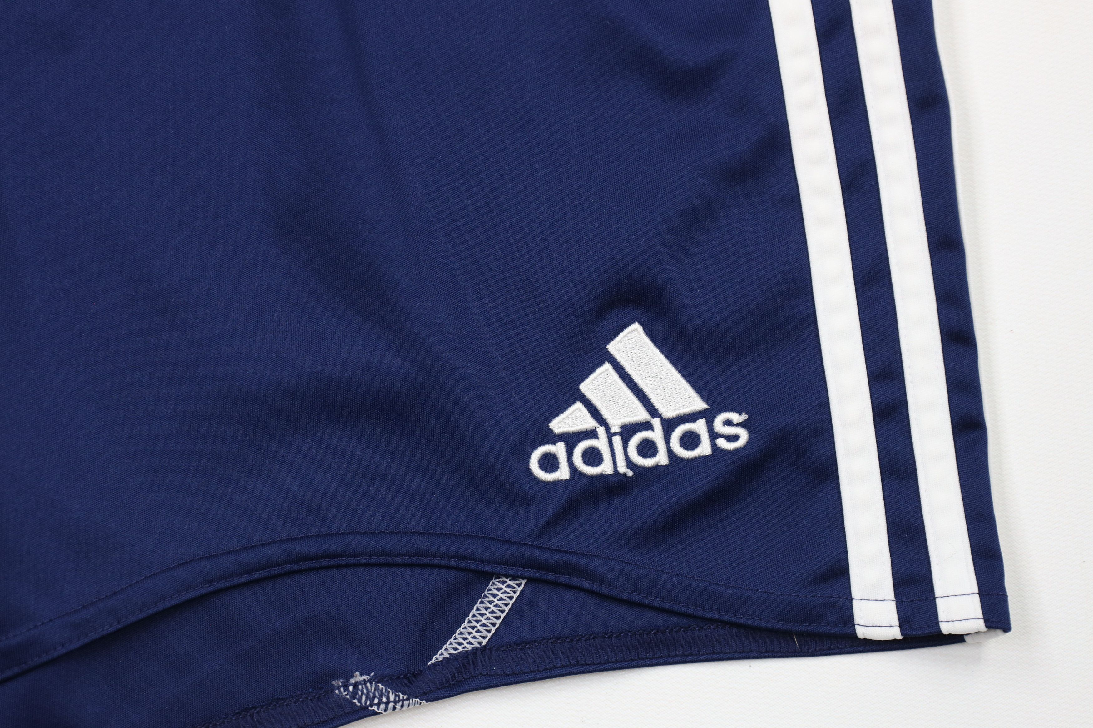 Adidas × Vintage Vintage Adidas Striped Running Jogging Soccer Shorts Blue Size US 36 / EU 52 - 5 Thumbnail