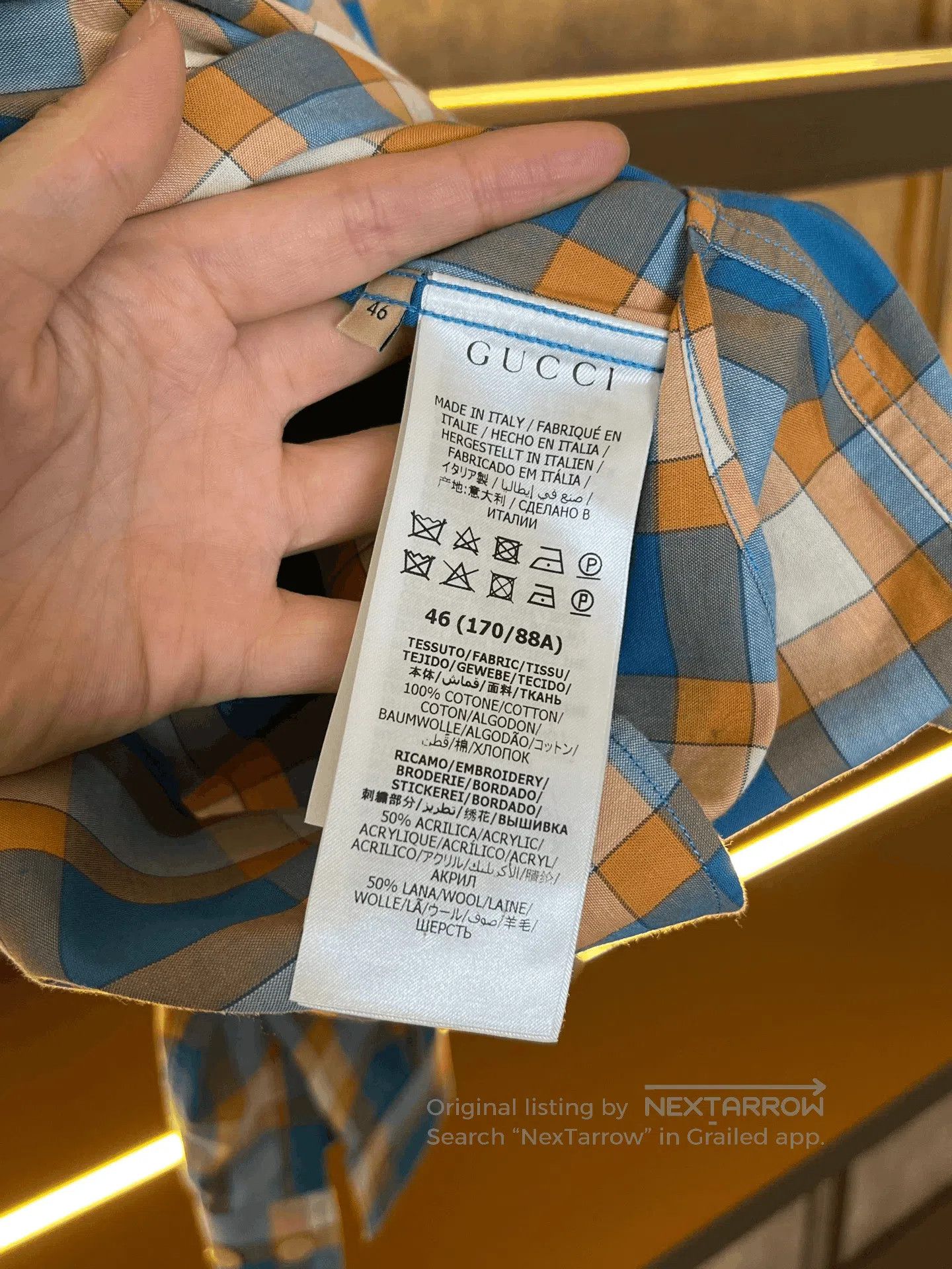 Gucci Gucci Insect Print Shirt. Size US S / EU 44-46 / 1 - 4 Thumbnail