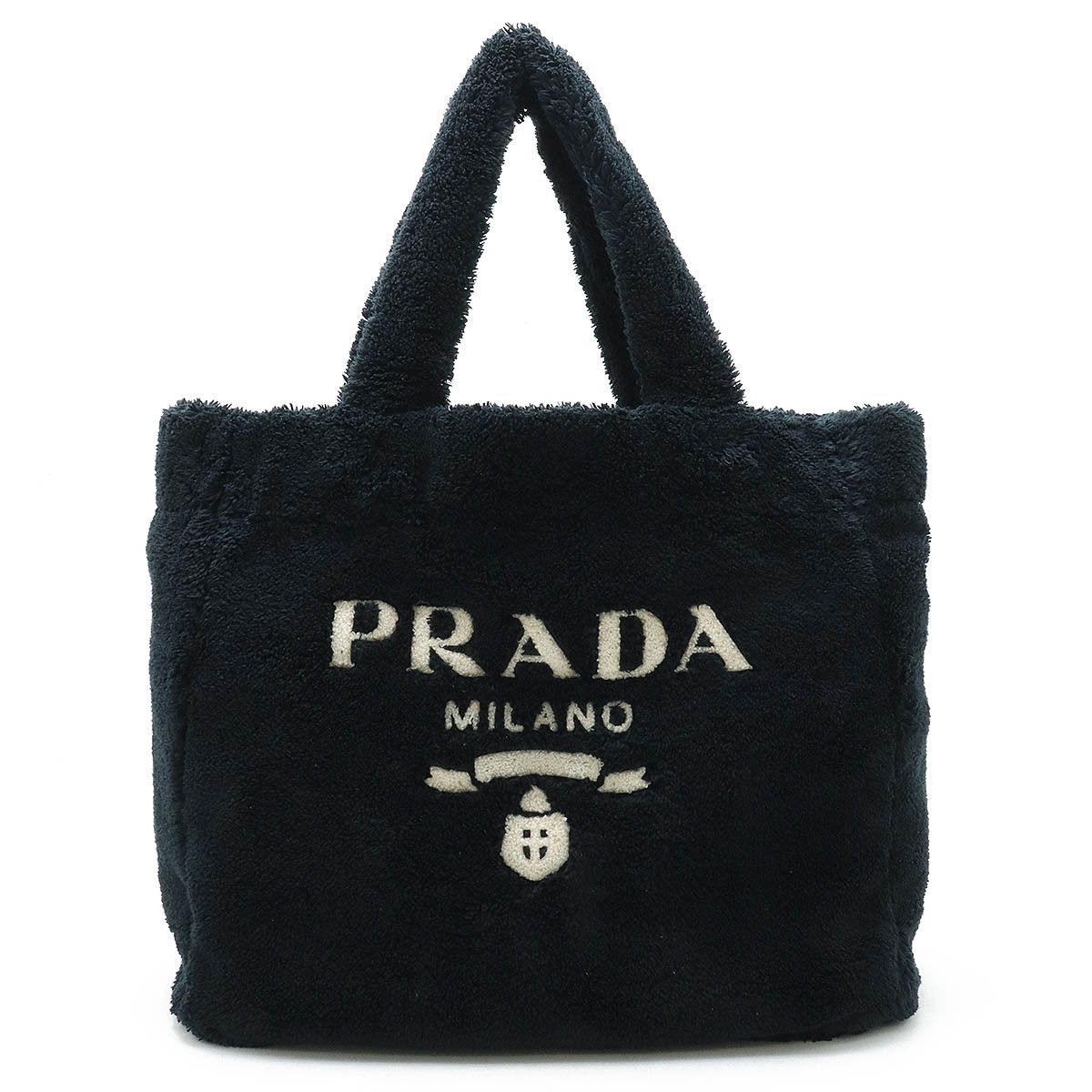 Prada Prada Prada Terry Tote Bag 1BG130 Canvas Tote Bag 1BG130 in Very Good Condition Size ONE SIZE - 1 Thumbnail