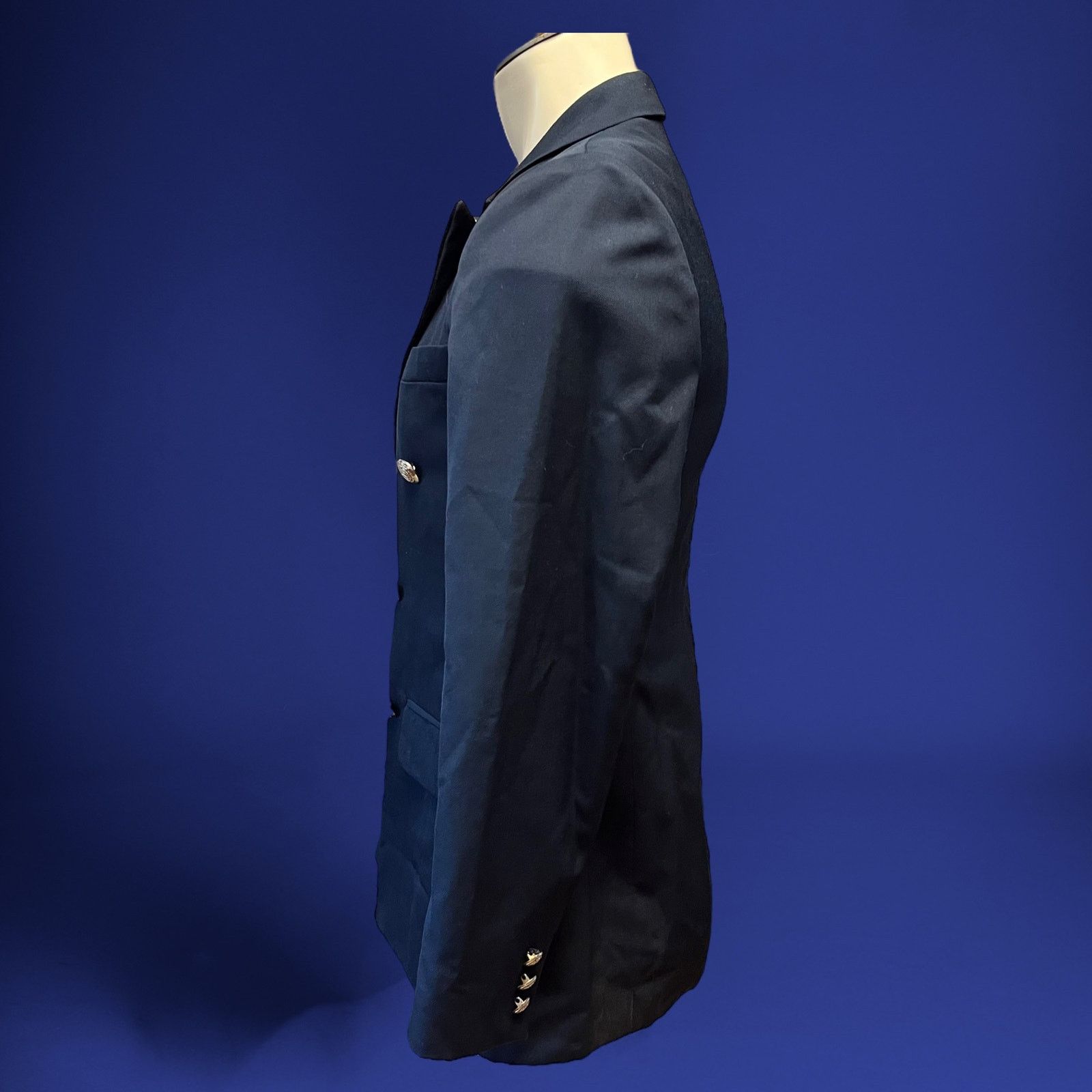 Other 100% Wool Hugo Buscatti Size 8 Double Breasted Blazer R-04 Size M / US 6-8 / IT 42-44 - 6 Thumbnail