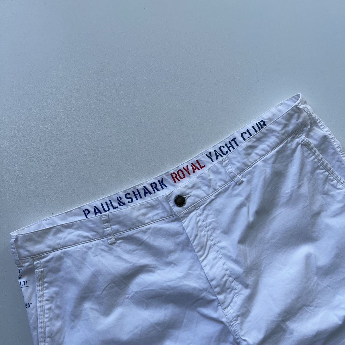 Paul & Shark Paul & Shark Yachting Royal Cotton Cargo Shorts White Size US 42 / EU 58 - 2 Thumbnail